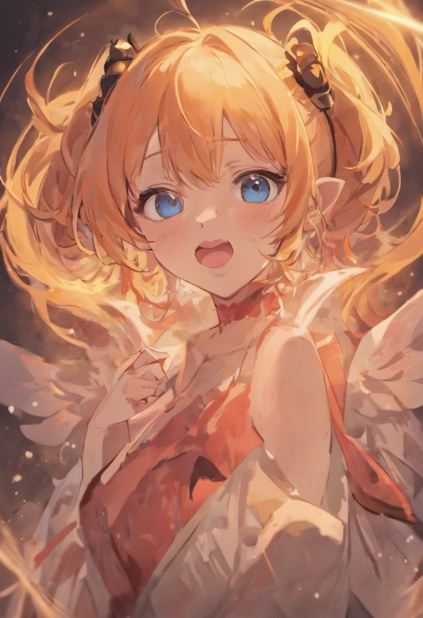 Female imps, bust, Teasing expressions, One eye narrowed slightly!!, anime, UHD, high quality