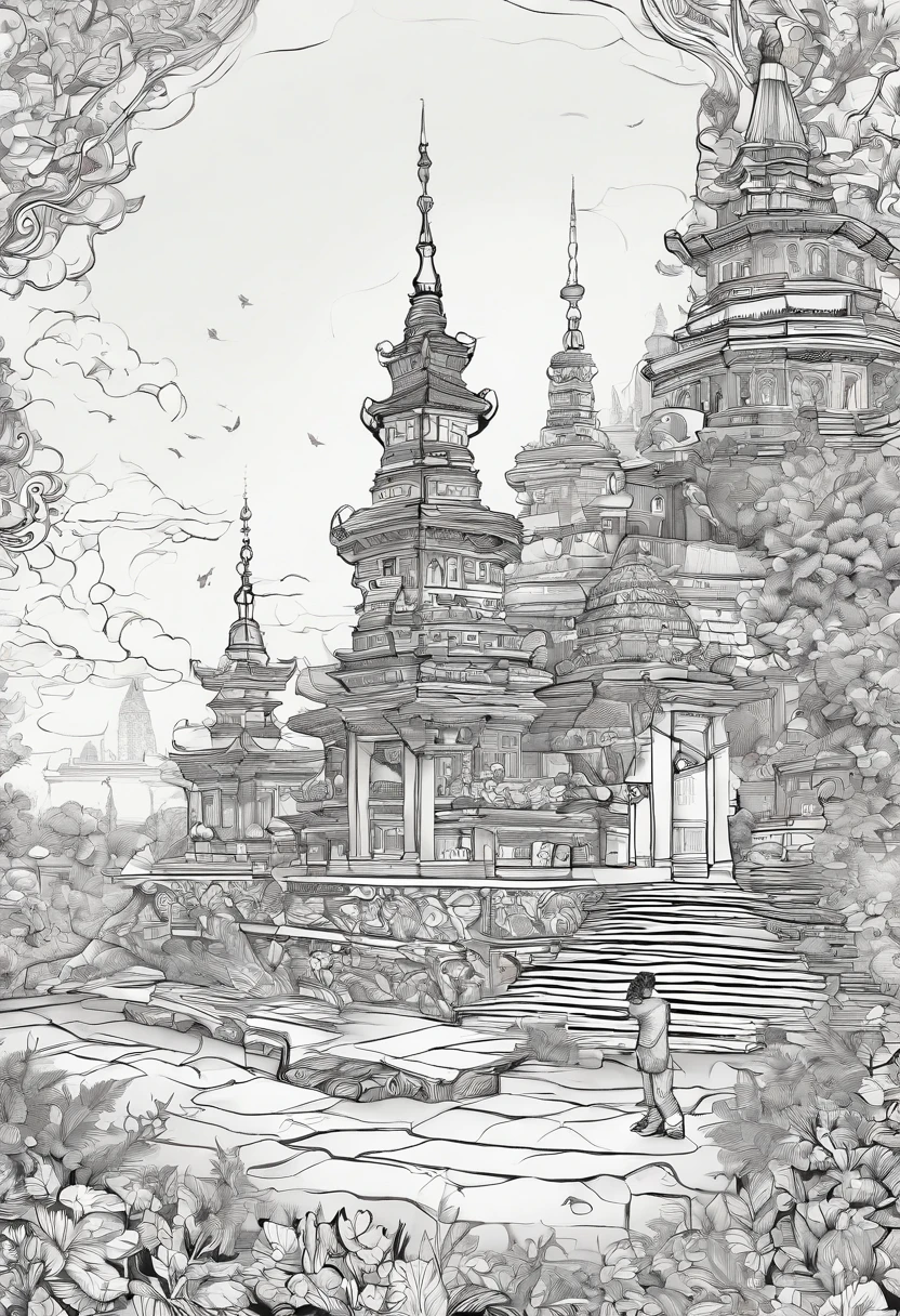 absurdres, highres, ultra detailed, (1boy:1.3),
BREAK
, Design a beautiful temple scene, with intricate architecture, lush gardens, and a sense of peace and spirituality.
BREAK
, Create an image of a destructive demon, with fearsome features, dark powers, and a thirst for chaos and ruin.
BREAK
, Design an image with a fisheye lens effect, capturing a wide field of view with a distinctive, curved perspective.
BREAK
, Create a rooftop view in an urban setting, with panoramic cityscapes, dramatic skylines, and a sense of elevation.
BREAK
, Illustrate a tender moment between a parent and child, capturing their bond, love, and connection.
BREAK
, Illustrate an image using pointillism, with tiny dots of color meticulously placed to create a cohesive and visually stunning whole.