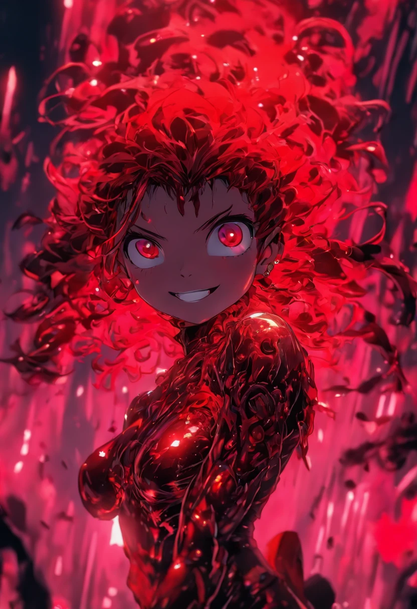 ((12k)) , ((body horror style)) , ((more red)) , (in full growth) , ((chrome)) , ((an eight-year-old little girl in chrome armor made of ribs with an open navel and a slit in the chest area with a skirt on an X-ray of the body)) , (a lot of dark red smudges all over the body) , ((best quality)), ((masterpiece)) , ((illustration)),HUD, unreal engine 5, insanely detailed, panoramic, beautiful anime princess , beautiful smile, pink eyes , pink hair , (torn revealing red bikini) , pop cut hairstyle , ultra detailed eyes , phantasy , magical sense , ultra perfect detailed face, stand up, full body , ultra perfect anatomy of the body , ultra perfect anatomy of the face, approaching perfection , ultra perfect anatomy of hands , dynamic, all body portraits, blood room