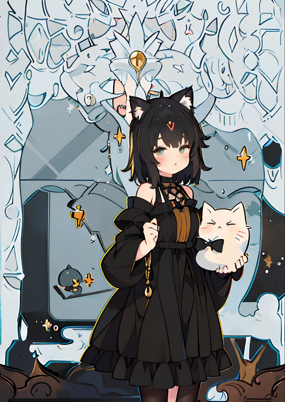 Cute girl in black dress,Cat ears and black dress, Attractive cat girl, black hair black cat ears, Girl with cat ears, very beautiful cute catgirl, Anime girl cosplay, woman with cat ears, beautiful young catgirl, anime girl with cat ears, Anime girl in real life, Very beautiful anime cat girl