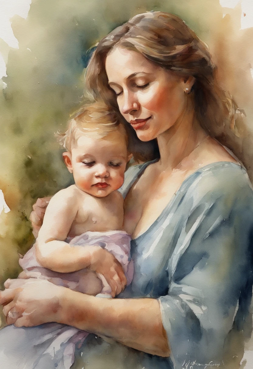 (Young mother) Holding a and a spoon in his hands, 30 years, (Tired:1.1), (Sleepy:1.2), (Optimistic view:1.2), lilt,slight smile, Enjoying life, (Best Quality, 4k, High Resolution, Sharp boundaries), (Detailed eyes and lips), (soft-lighting), (bright colours), (Portrait),