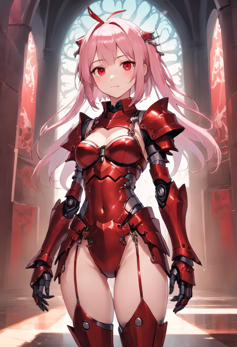 queen power armor girl , (gothic style), full body view , bellybutton, The most beautiful and sexy demon goddess, long white hair, glowing red eyes, wearing detailed black gothic battle armor, black angel wings, tattoos and piercings, gothic castle, perfect masterpiece, high quality, high resolution, ((horror girl)), (blood big armor, (lots of chains), ((12k)) , ((body horror style)) , ((more red)) , (in full growth) , ((chrome)) , ((an eight-old li girl armor made of ribs with an open navel and a slit in the chest area with a skirt on an X-ray of the body)) , (a lot of dark red smudges all over the body) , ((best quality)), ((masterpiece)) , ((illustration)),HUD, unreal engine 5, insanely detailed, panoramic, beautiful anime princess , beautiful smile, pink eyes , pink hair , (torn revealing red bikini) , pop cut hairstyle , ultra detailed eyes , phantasy , magical sense , ultra perfect detailed face, stand up, full body , ultra perfect anatomy of the body , ultra perfect anatomy of the face, approaching perfection , ultra perfect anatomy of hands , dynamic, all body portraits, blood room