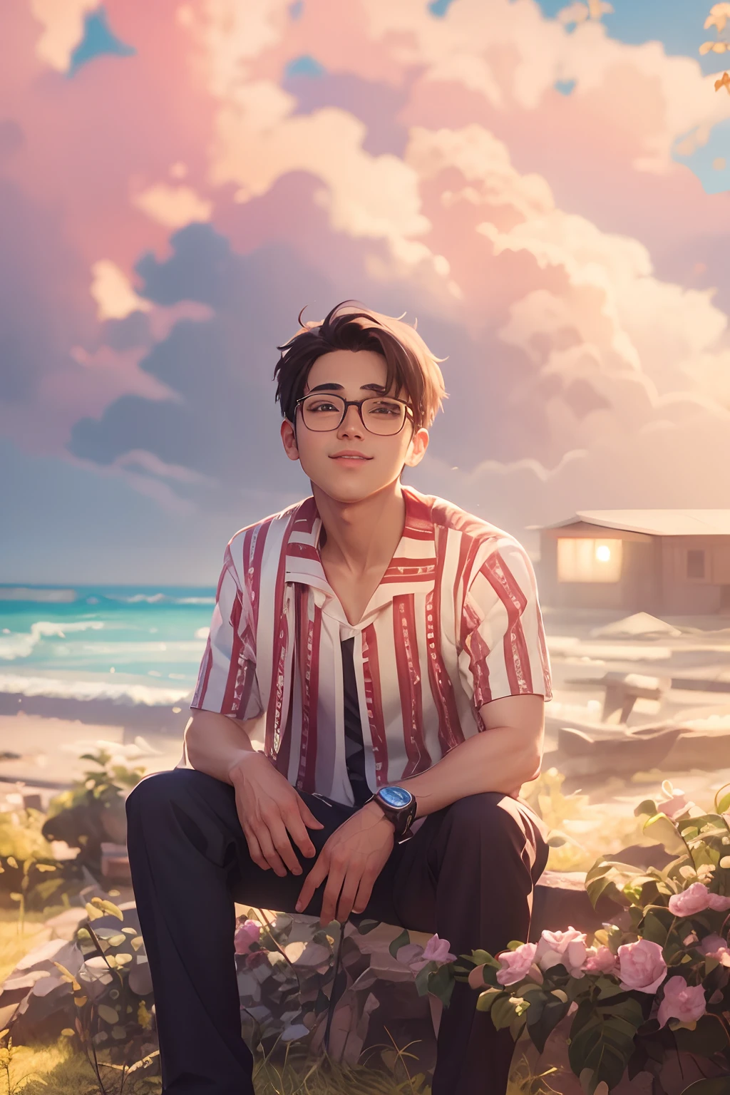 Anime cute boy