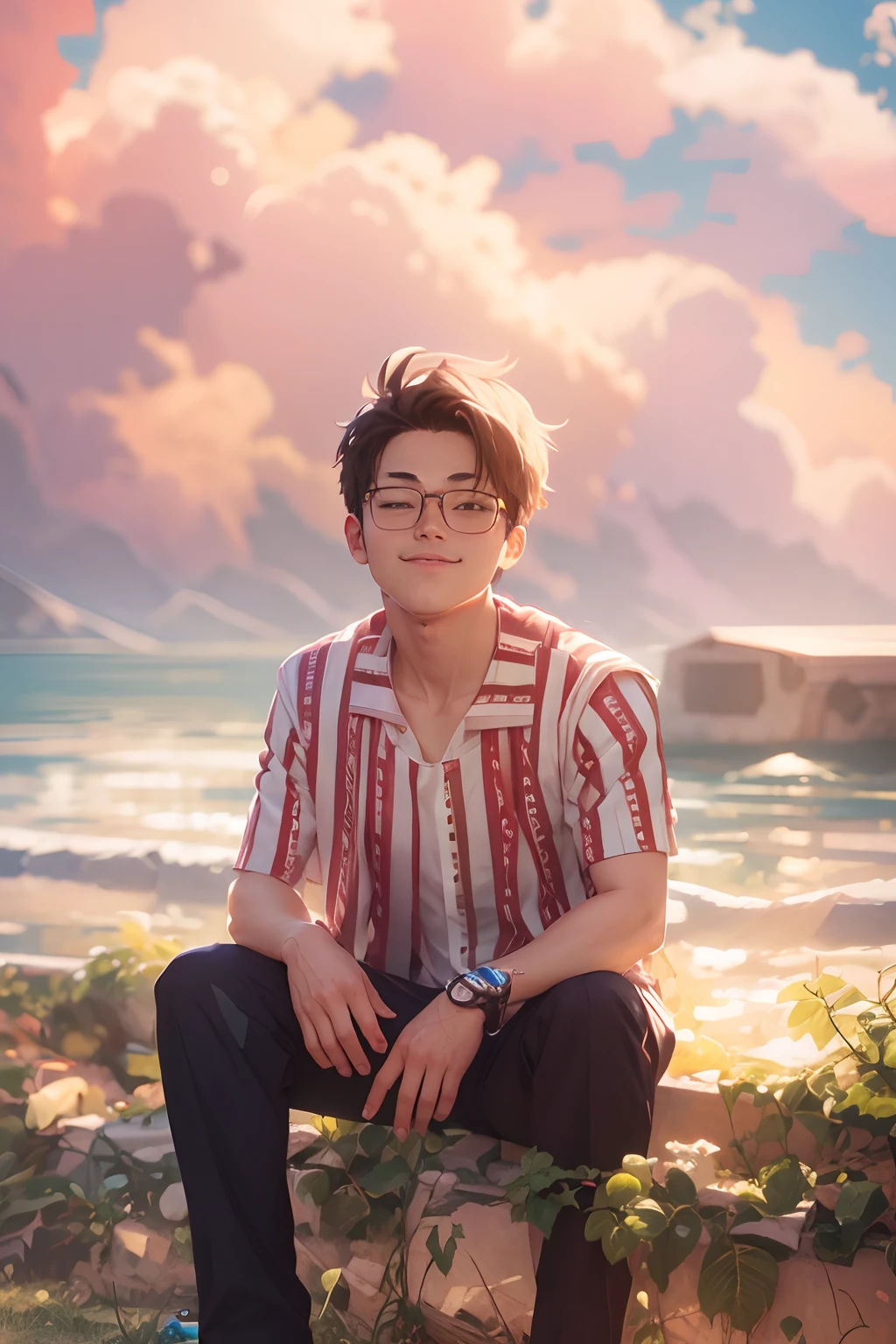 Anime cute boy