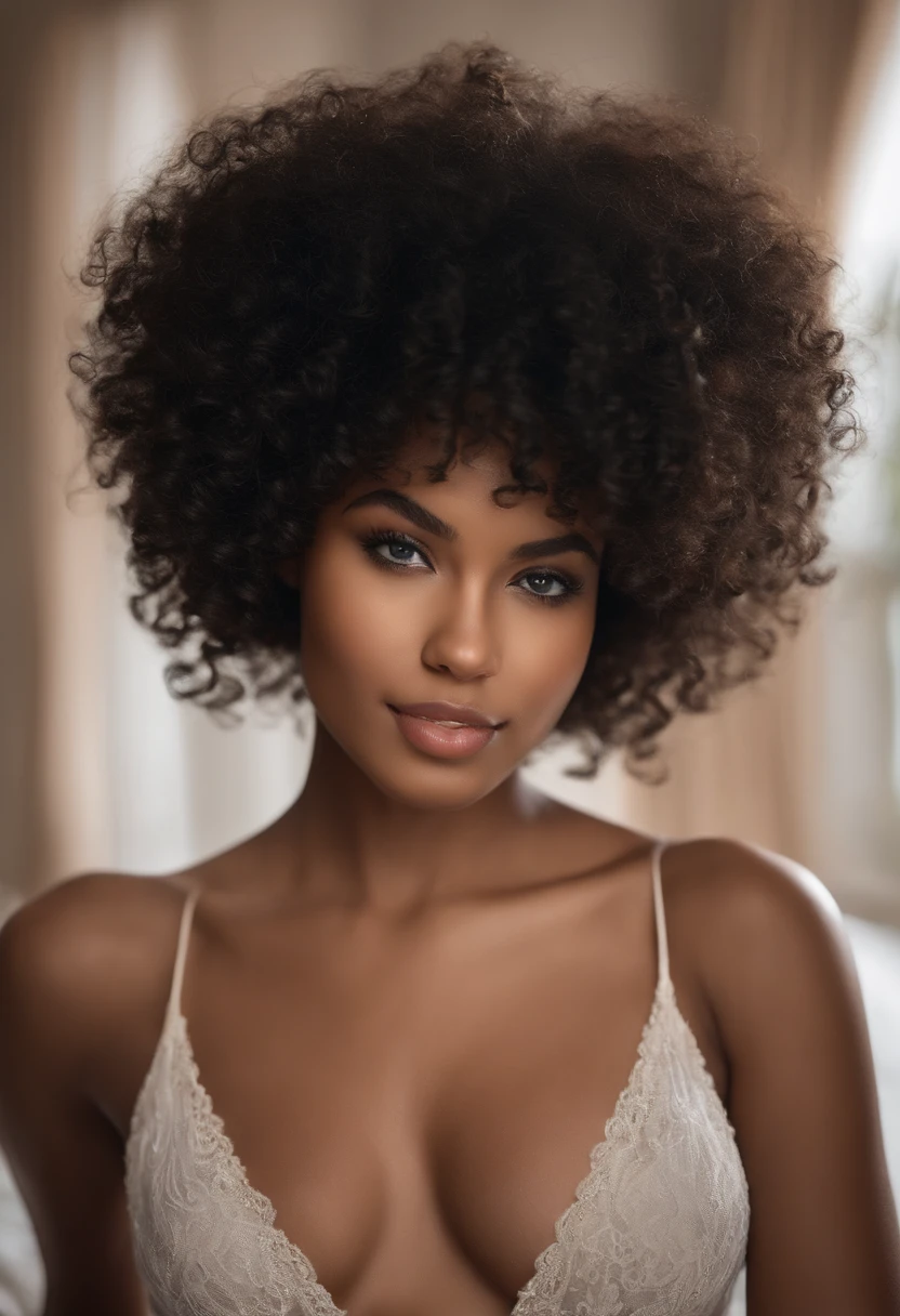 "Ultra-realistic image of a beautiful 19-year-old African-American girl, ,Caramel peel, corps parfait, Prendre un selfie dans la salle de bain avec son iPhone 14, maigre, Taille ultra-fine, cheveux noirs, African short curly hair , piercing green eyes.hyper-realistic,anatomie correcte,Facial features are carefully represented,Boucles gratuites, black curly hair, (Short, curly black hair), Long curly long wild black hair, cheveux multiversaux, Short, curly black hair, black curly hair, Boucles, wavy hair spread out, Boucles baroques, boucles, Curly,Texture des cheveux, Curly bang