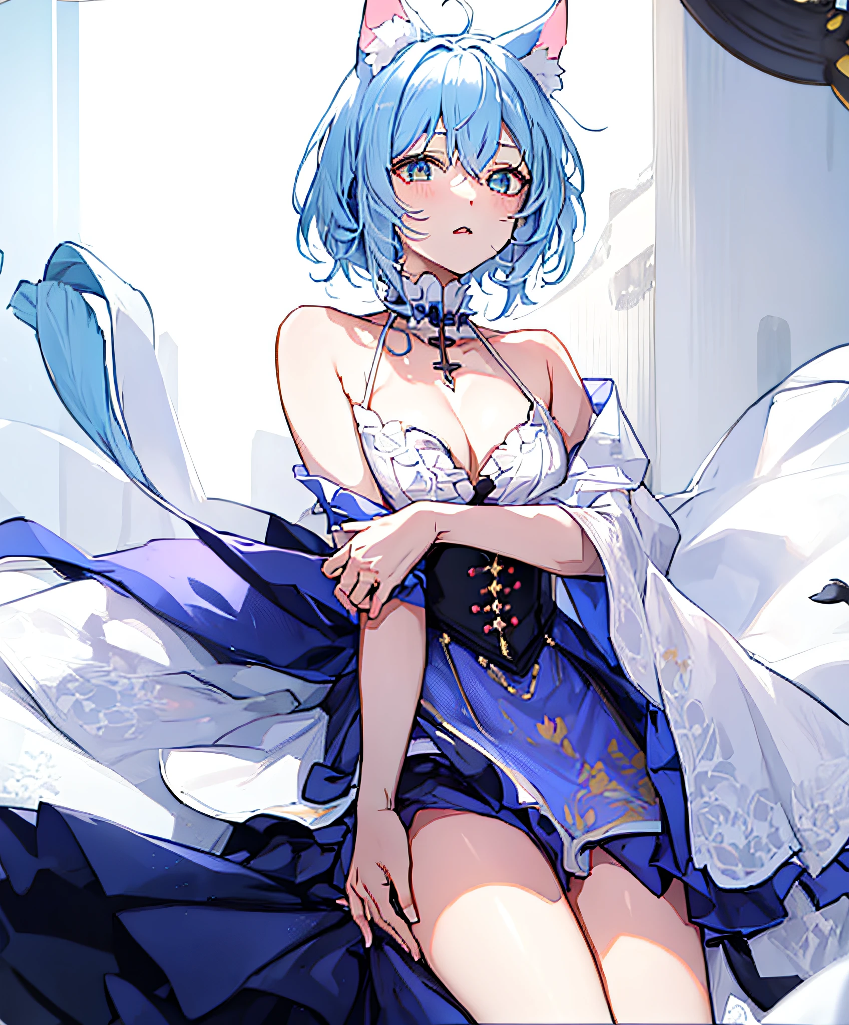 lady, oneesan, cat eared