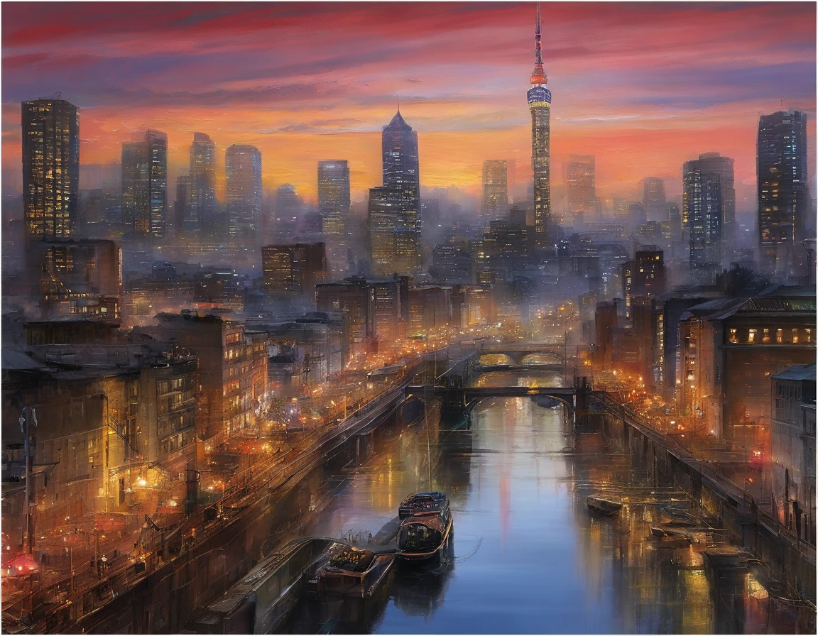 (tmasterpiece)，(top-quality)，(nffsw)，Located in Tokyo's bustling neon streets at dusk, Capture the glittering reflections of skyscrapers in a tranquil puddle below, Artistic style to embody 3D models. Amplified Ultra HD, Detail of a young woman's complex face, City lights illuminate, Convey feelings of both longing and anticipation. Her beauty was perfect, Configured in a wide-angle configuration，Asymmetrical placement to increase vitality. producer：Alastair Manardo