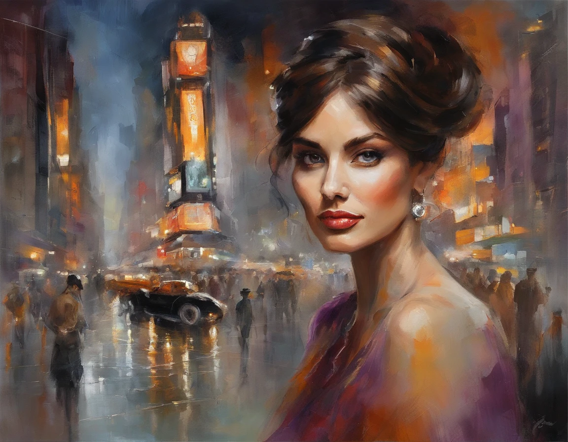 (tmasterpiece),(top-quality),(nffsw),Located in Tokyo's bustling neon streets at dusk, Capture the glittering reflections of skyscrapers in a tranquil puddle below, Artistic style to embody 3D models. Amplified Ultra HD, Detail of a young woman's complex face, City lights illuminate, Convey feelings of both longing and anticipation. Her beauty was perfect, Configured in a wide-angle configuration,Asymmetrical placement to increase vitality. producer:Alastair Manardo