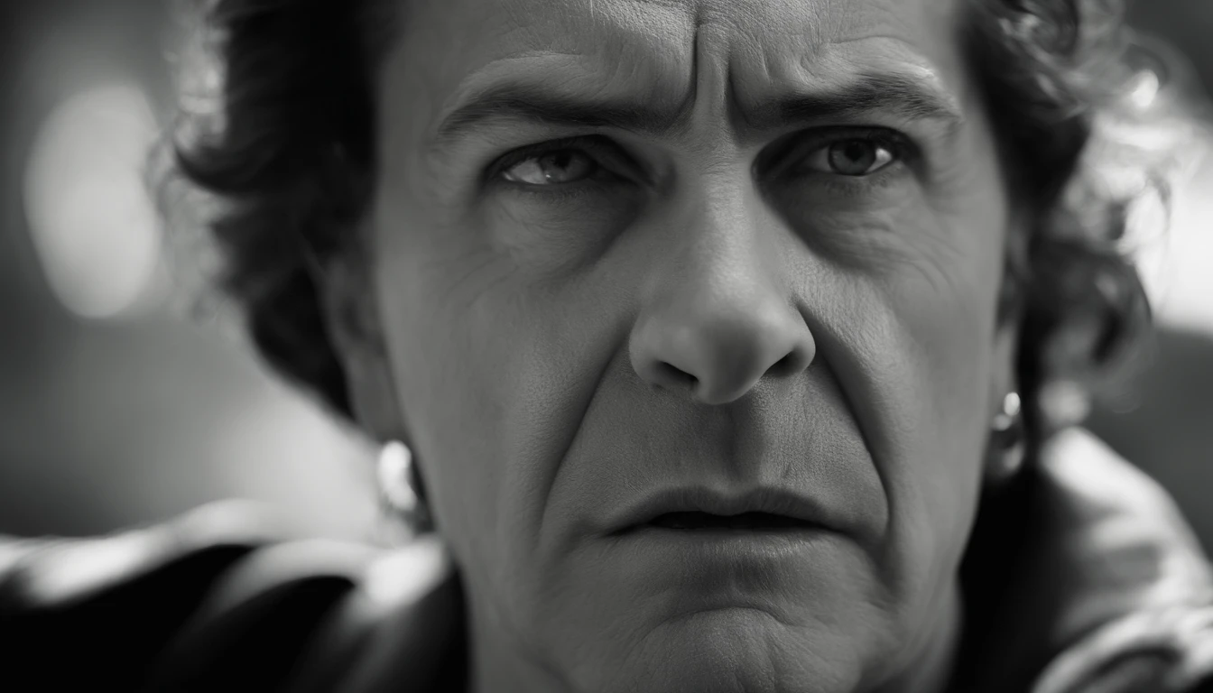 (best quality,ultra-detailed,realistic:1.37),portraits,angry face,large canvas,high resolution,sharp focus,professional lighting,vivid colors,emotive expression,hyper realistic features,grimacing expression,intense gaze,detailed facial muscles,stark contrast,exaggerated wrinkles,facial veins,piercing eyes,furrowed brows,tightly clenched jaw,deep scowl,muscular tension,expressive lips,angry yelling,full-scale portrait,high-definition painting,emotional intensity,striking composition,Art Deco style,rich color palette,contrasting shadows,dramatic lighting effect,play of light and shadow