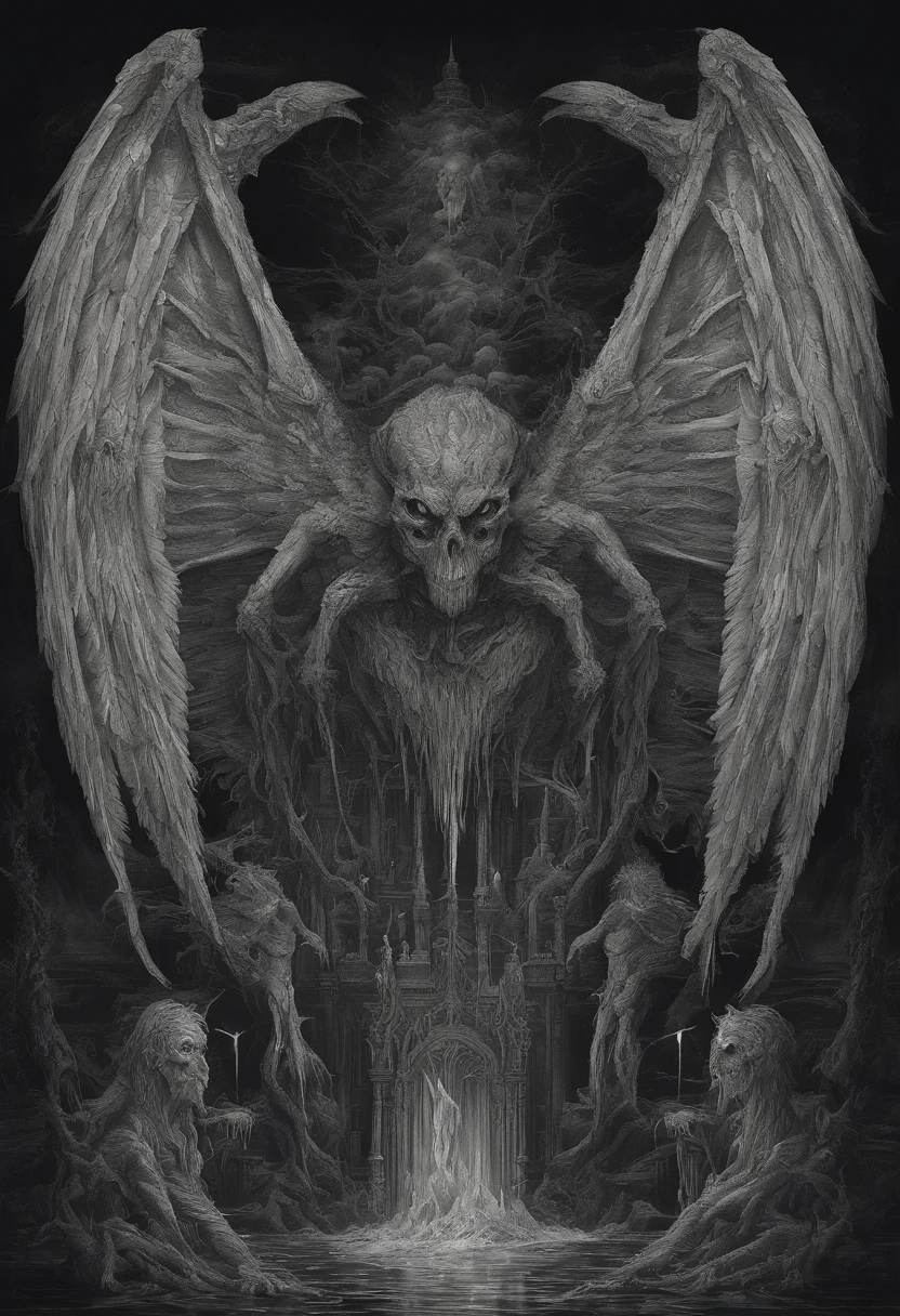 Three-headed Jidora，Three faucets，massive wings，exquisite detailing，