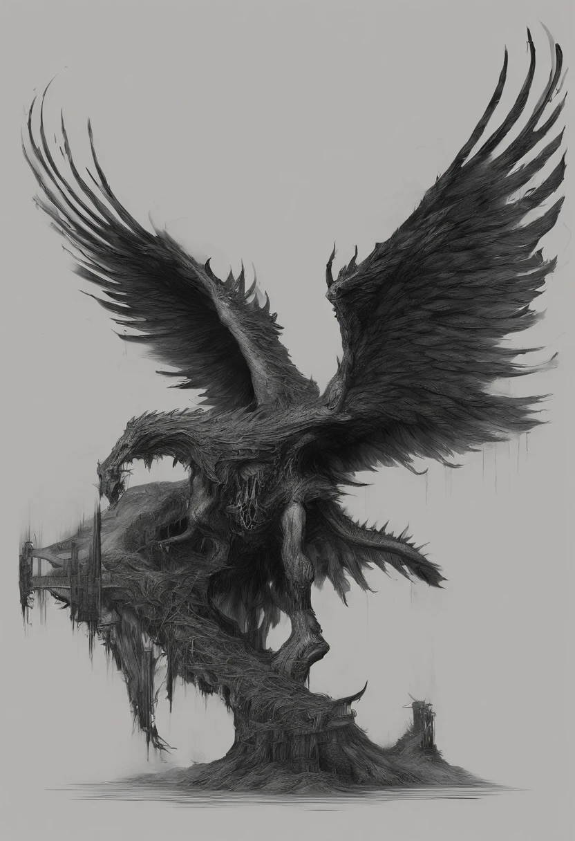Three-headed Jidora，Three faucets，massive wings，exquisite detailing，
