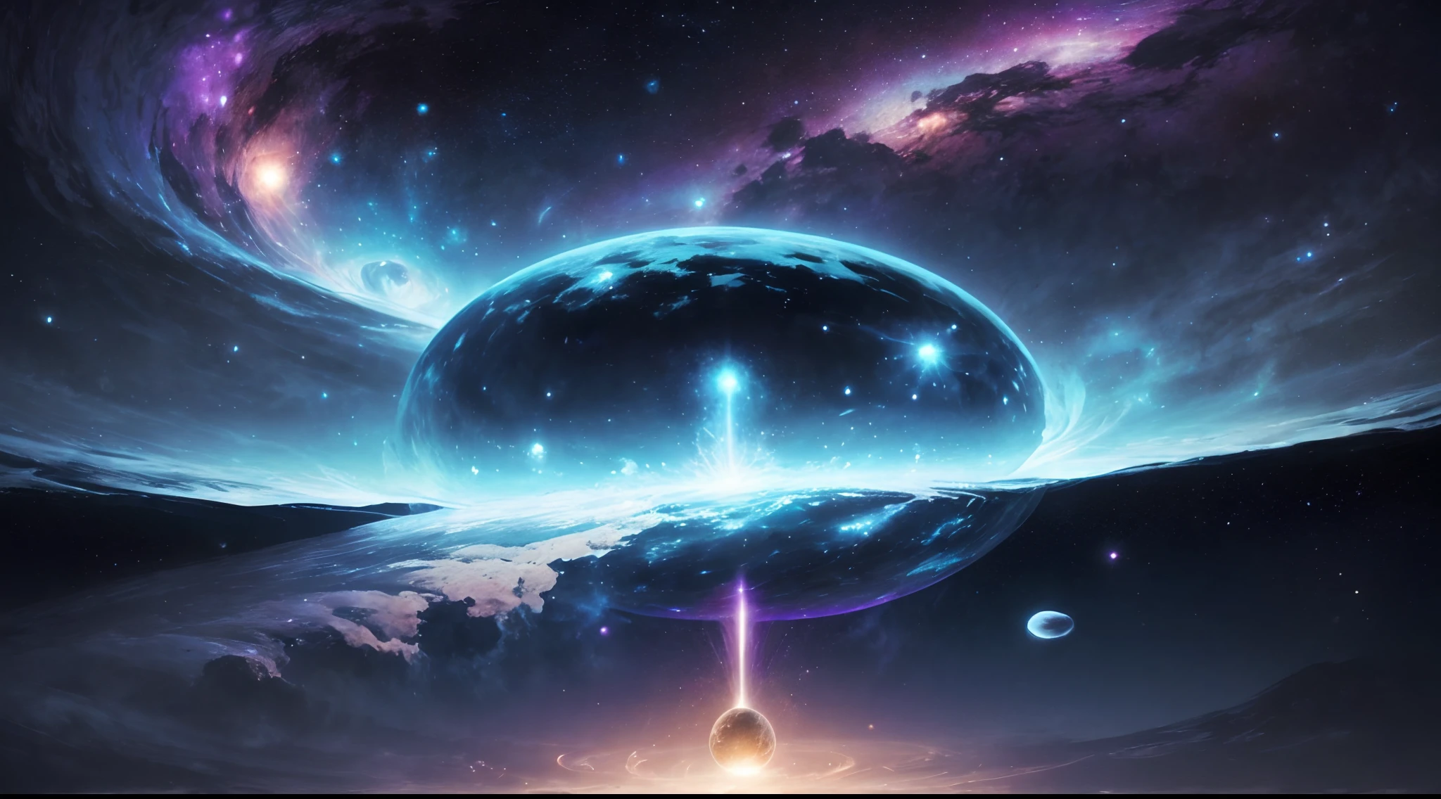 The Dream of a Cosmic Being
Imagine a universe where it was dreamt into existence by a cosmic being or deity. In this narrative, our reality is the result of the vivid dreams or thoughts of a powerful entity. And within the beginnings of the universe, total emptiness, the dreams of the one supreme being started to take form. Creating galaxies cosmic clouds, stars into reality, bringing light to the universe. And soon all dream thoughts had taken form into matter, yet could be a matter of when will the dreamer wakes up