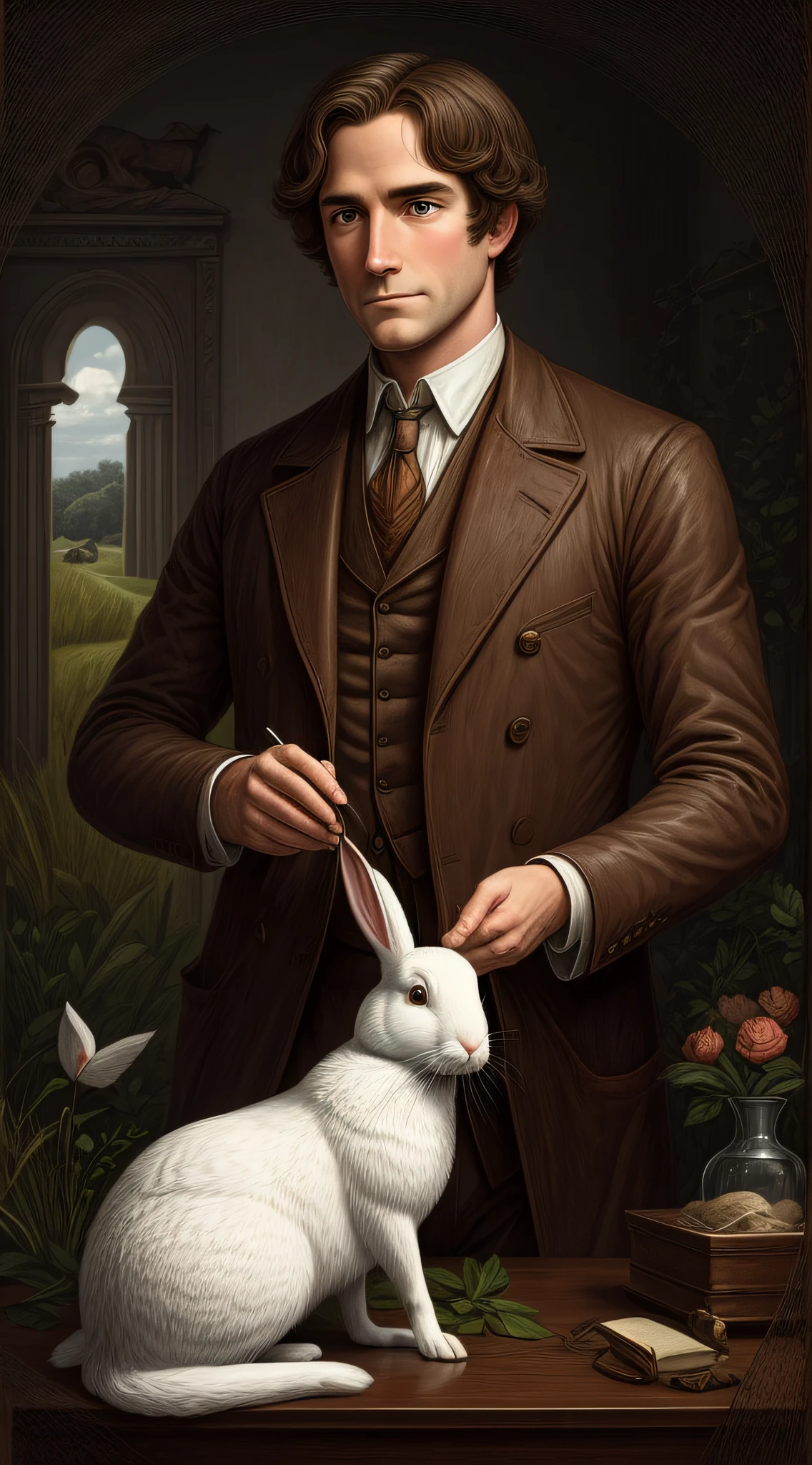 Illustrate the mysterious disappearance of Douglas Griffin, the man obsessed with rabbits.