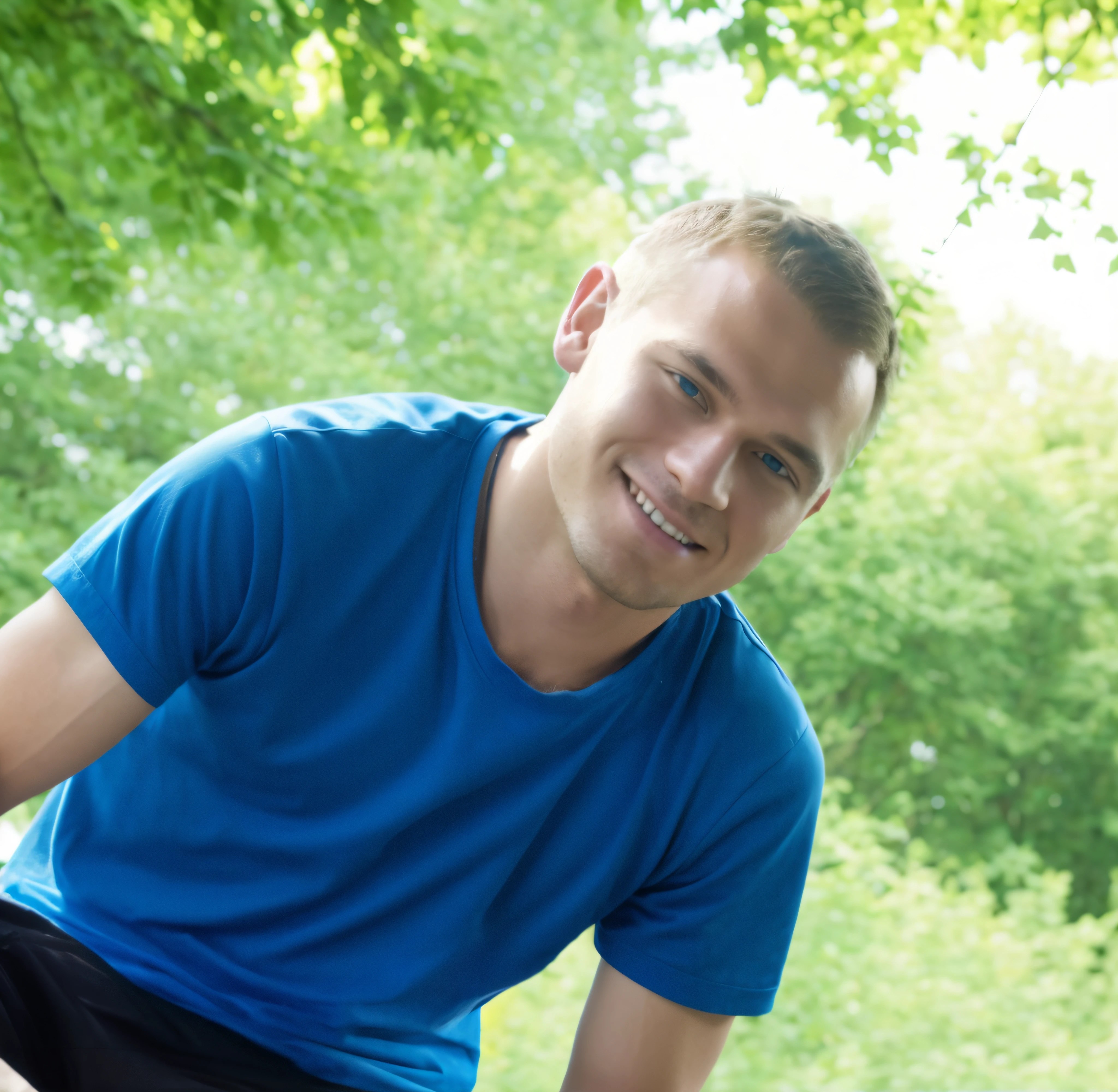 Guy with blond hair