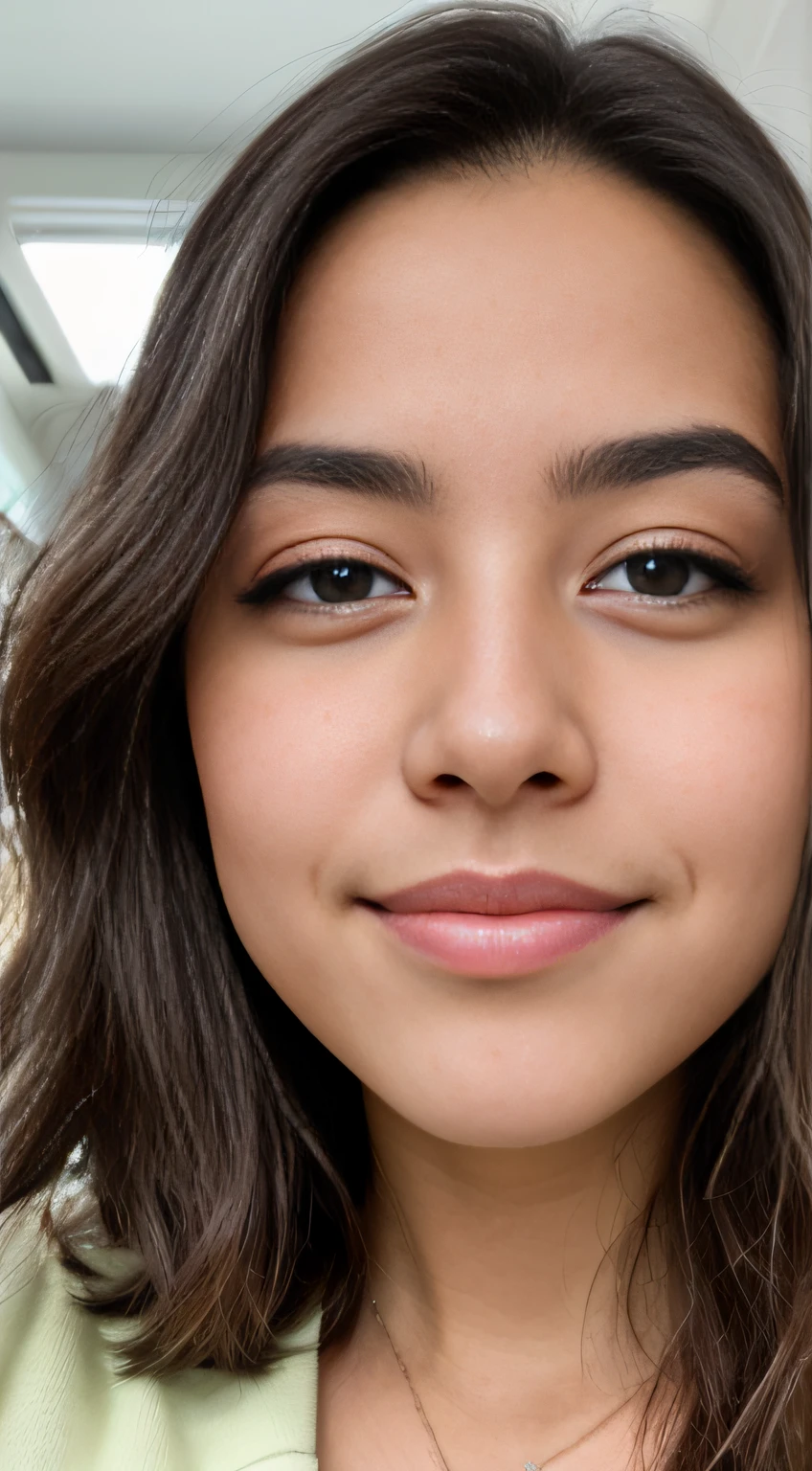 Foto RAW em sequencia, uma foto de uma adolescente 16anos, ((selfie da parte superior do corpo, feliz)), mordendo dedo, rosto detalhado, planos de fundo detalhados pouco desfocados, luzes naturais, HDR, foto realista, foto profissional, flerte com o espectador, visual sexy, fotorrealista, Linda, pele natural, 8k UHD, alta qualidade, filmic grain, Fujifilm XT3