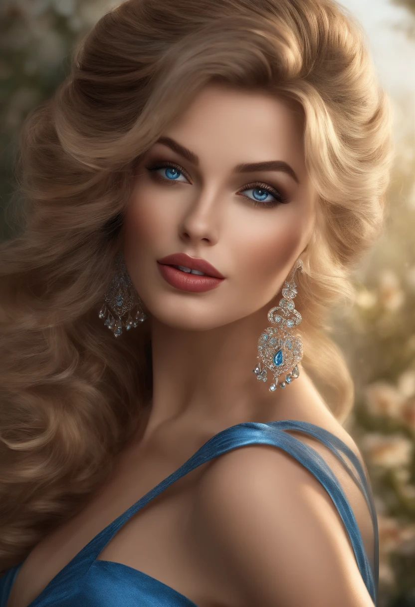 (belle woman,sexy woman,sexy blue eyes,beautiful dress,beautiful detailed eyes,beautiful detailed lips) [(highres:1.2),photorealistic]