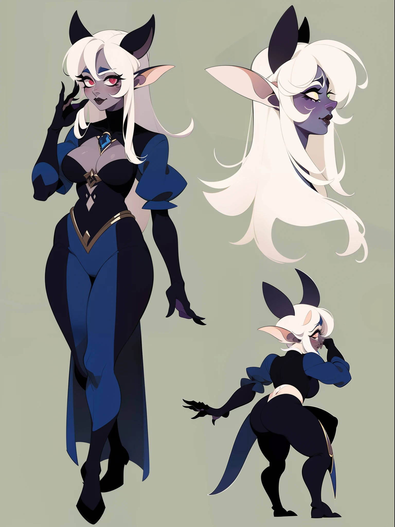 character concept adopt, female cute troll ,  ((gothic)), fullbody