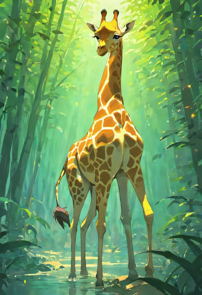 far, far away on Lake Chad, Exquisite wandering giraffe