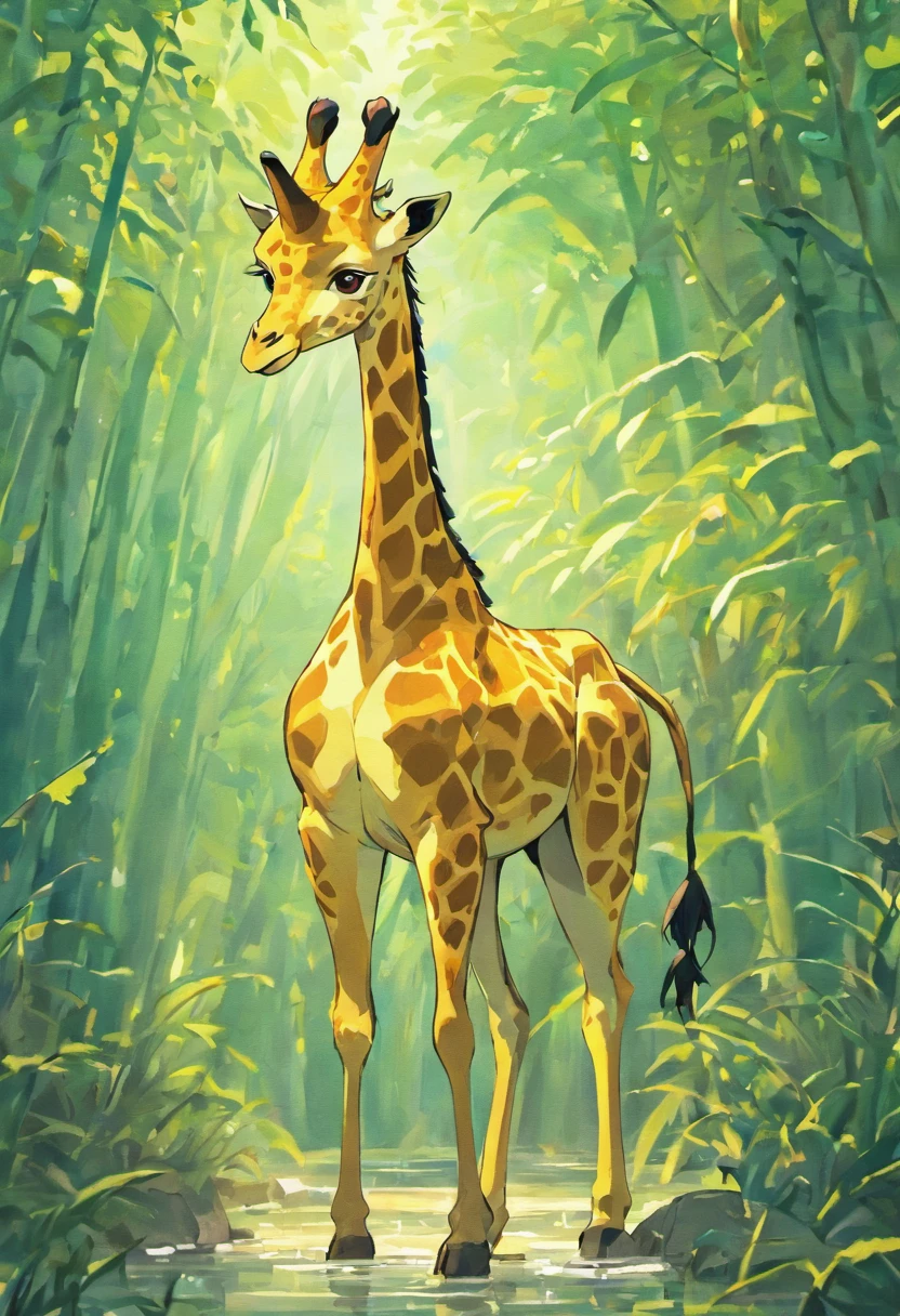 far, far away on Lake Chad, Exquisite wandering giraffe