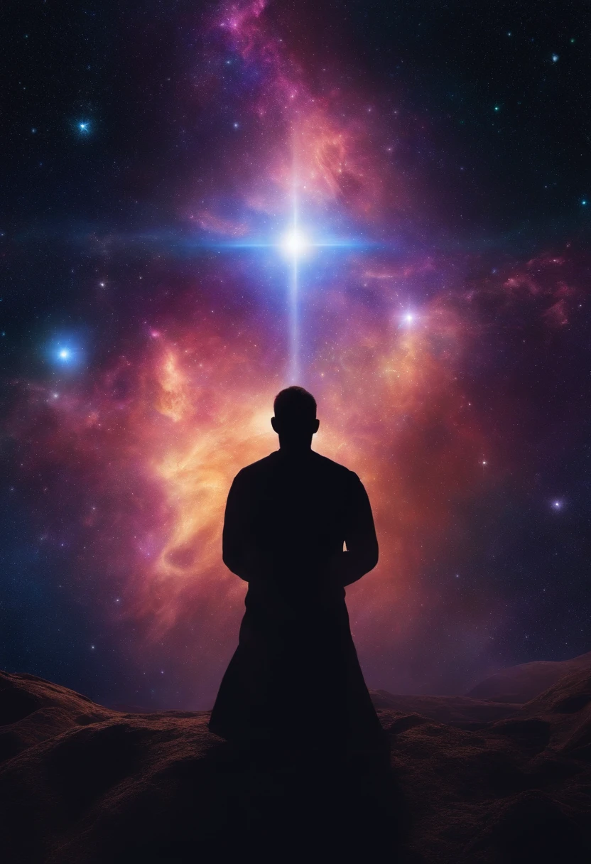 Man in the center, In the middle of the universe astral body, Etheric atmosphere, Aurico