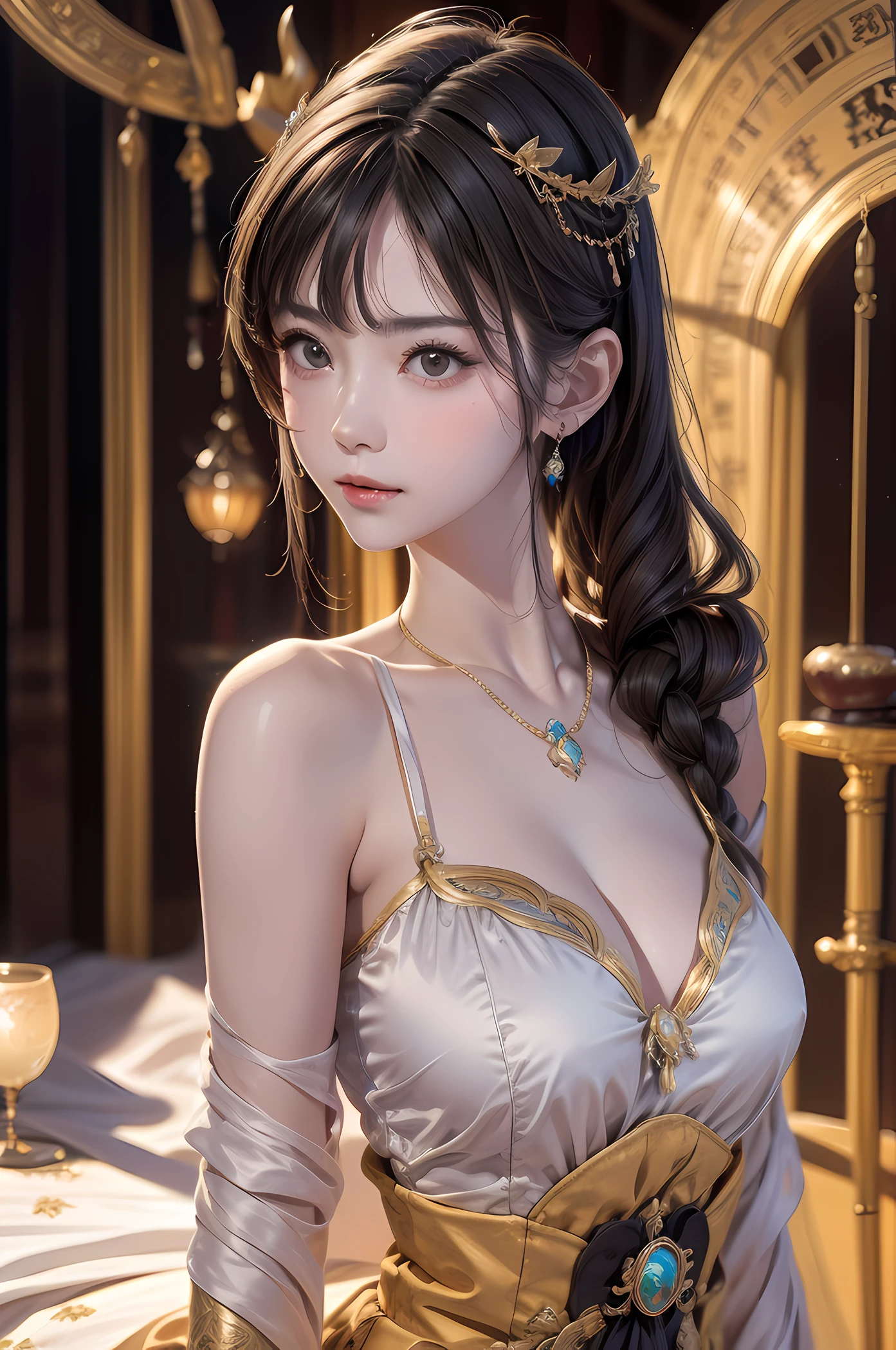 a cartoon picture of a woman in a bikini, by Kentaro Miura, pixiv contest winner, highly detailed giantess shot, pawg, model エリサヘス s from acquamodels, sora, Fu Xuan，（Exquisite illustrations：1.4），（tmasterpiece：1.0）， （best qualtiy：1.4）， （超A high resolution：1.2）， （realisticlying：1.4）， （8K， RAW Photos：1.2）， （softfocus：1.4）， （18year old：1.3）， （Sharp Focus：1.4）， Beautiful face with details