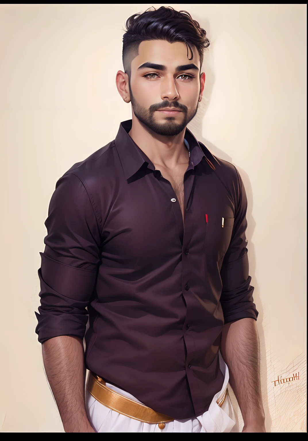 Change background Traditional hindhu handsome boy with simple tilak realistic, ultra realistic.
