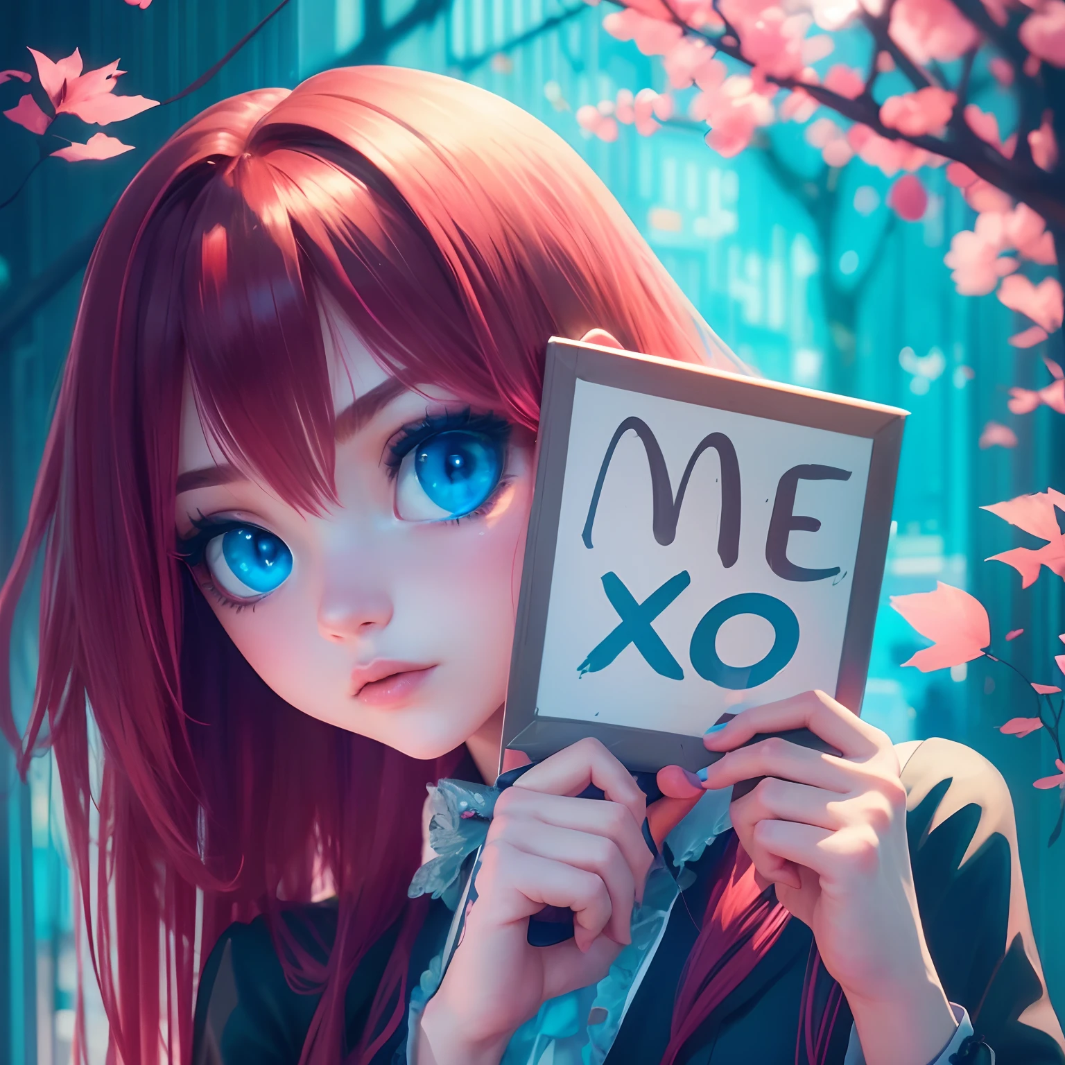 8k, realistic, ultra quality, beatiful girl, Stern anime girl, (Highest Quality, Amazing Details:1.25), cinematic lighting, unique, whole body in picture, black gloves, high-quality, very long hair, hair intakes, makeup, lipstick, eyelashes, ultra detailed eyes, ultra detailed face, ultra detailed lips, ultra detailed lipstick, ultra detailed makeup, 18 years girl, blue eyes, pink hair, masterpiece, 8k