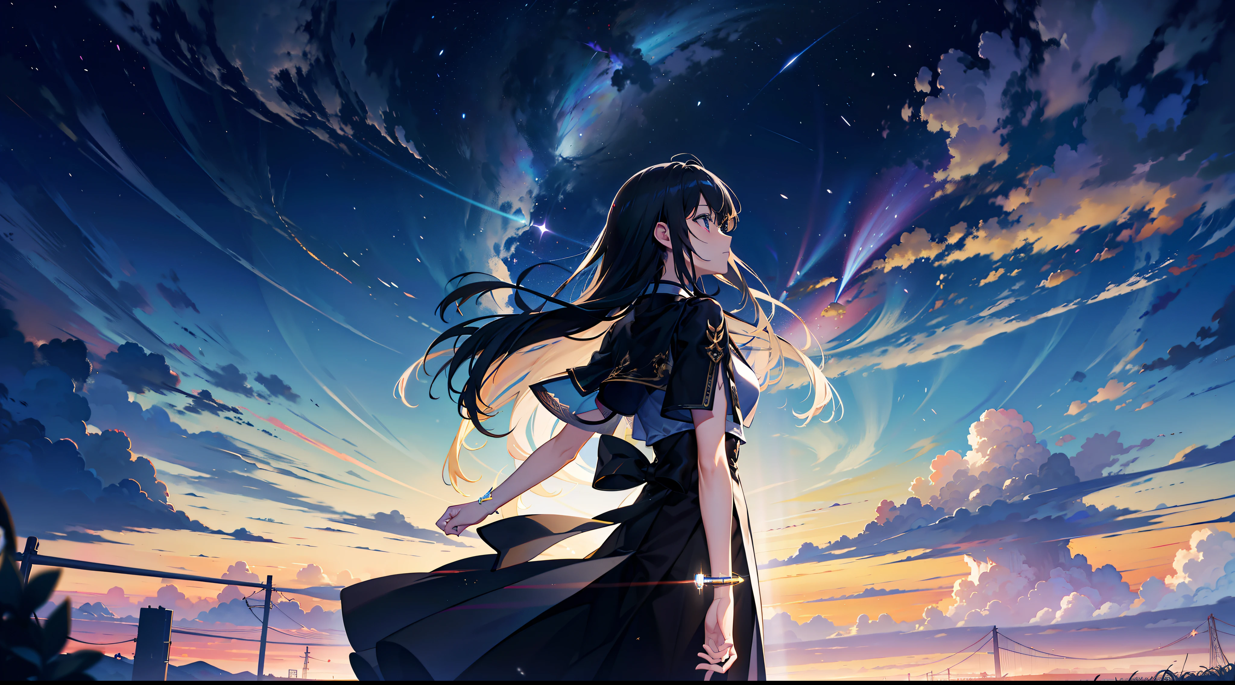 The metaverse of the future is、When we express ourselves、Where dreams come true. Expressing the moment of transformation into the person you want to be in this metaverse with art.Another Me、 At that moment, Express that you are free from loneliness and anxiety, And that the possibilities for the near future are expanding. Imagine and express what kind of scenery and elements will be included.darkmode,Light production、