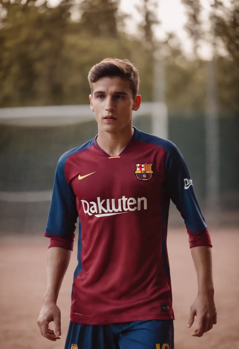 Homem Soccer Player in Barcelona 16 anos