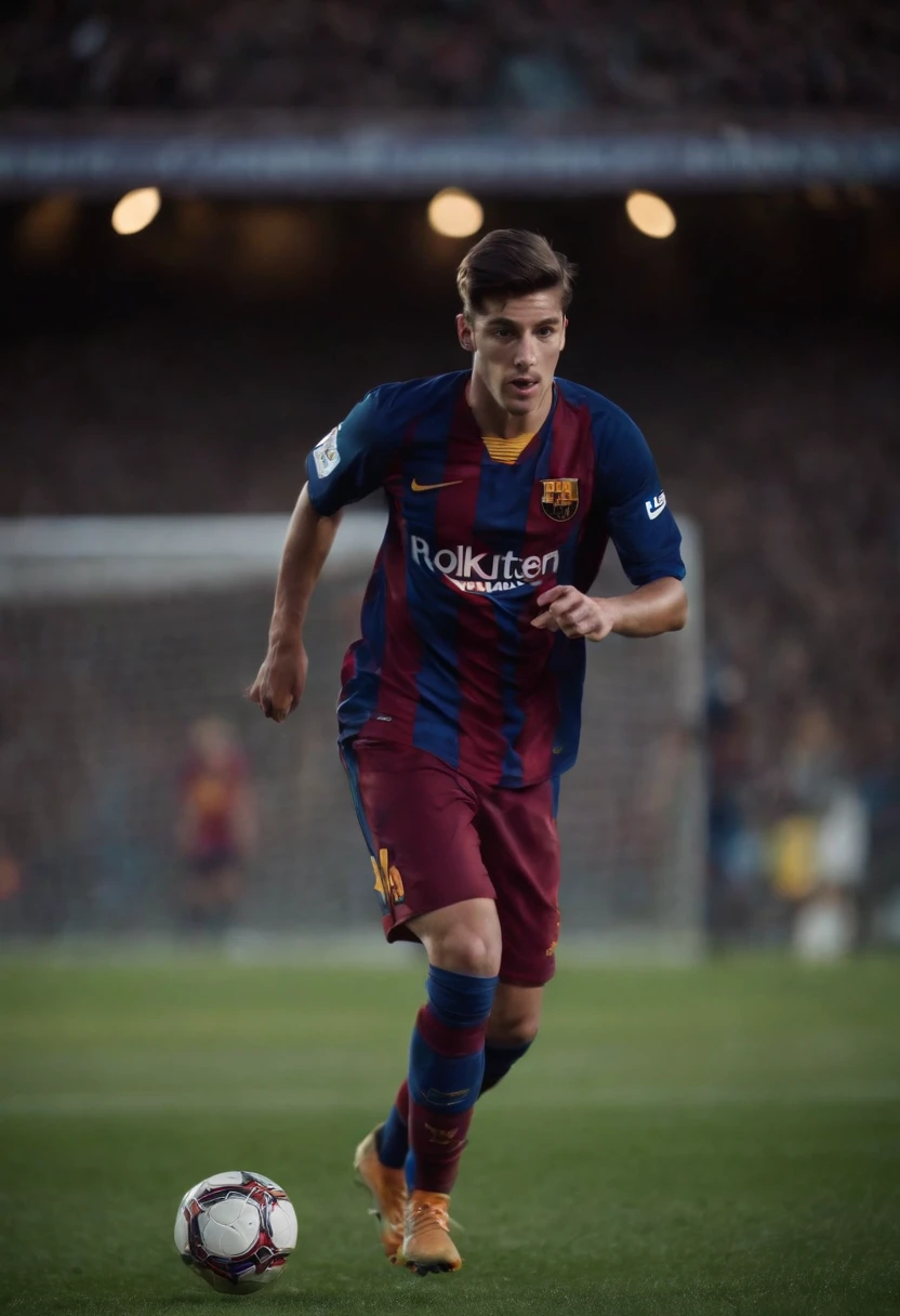 Homem Soccer Player in Barcelona 16 anos