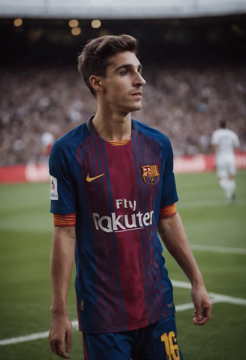 Homem Soccer Player in Barcelona 16 anos