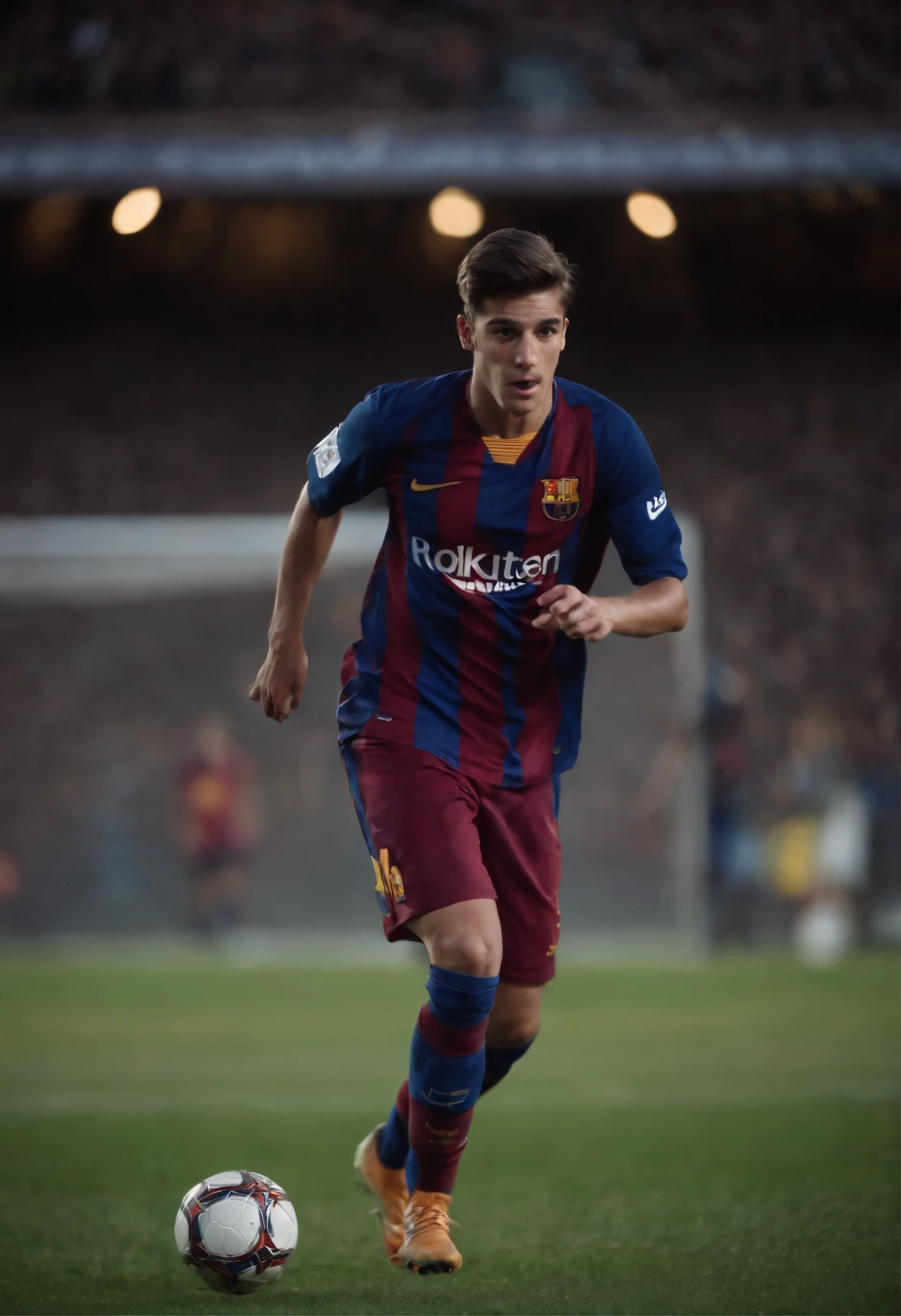 Homem Soccer Player in Barcelona 16 anos