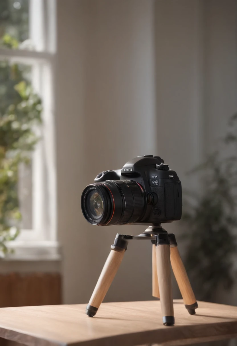 There is a camera on the table,big breasts and big breasts(((Model aircraft))),VR glasses on the table,Room design drawings,There's a lot of paint on it, Detailed painting 4 K, Realistic digital painting, overdetailed art. Digital SLR, high quality digital painting, Realistic camera shooting, photorealism style, in style of photorealism artist, Detailed digital painting, hyperrealism concept art, professional digital painting, photographyrealism, super realistic painting style,There is also an airplane on the table,Measurement tools,On the stool sat a boy wearing VR glasses,Bright colors,Be positive