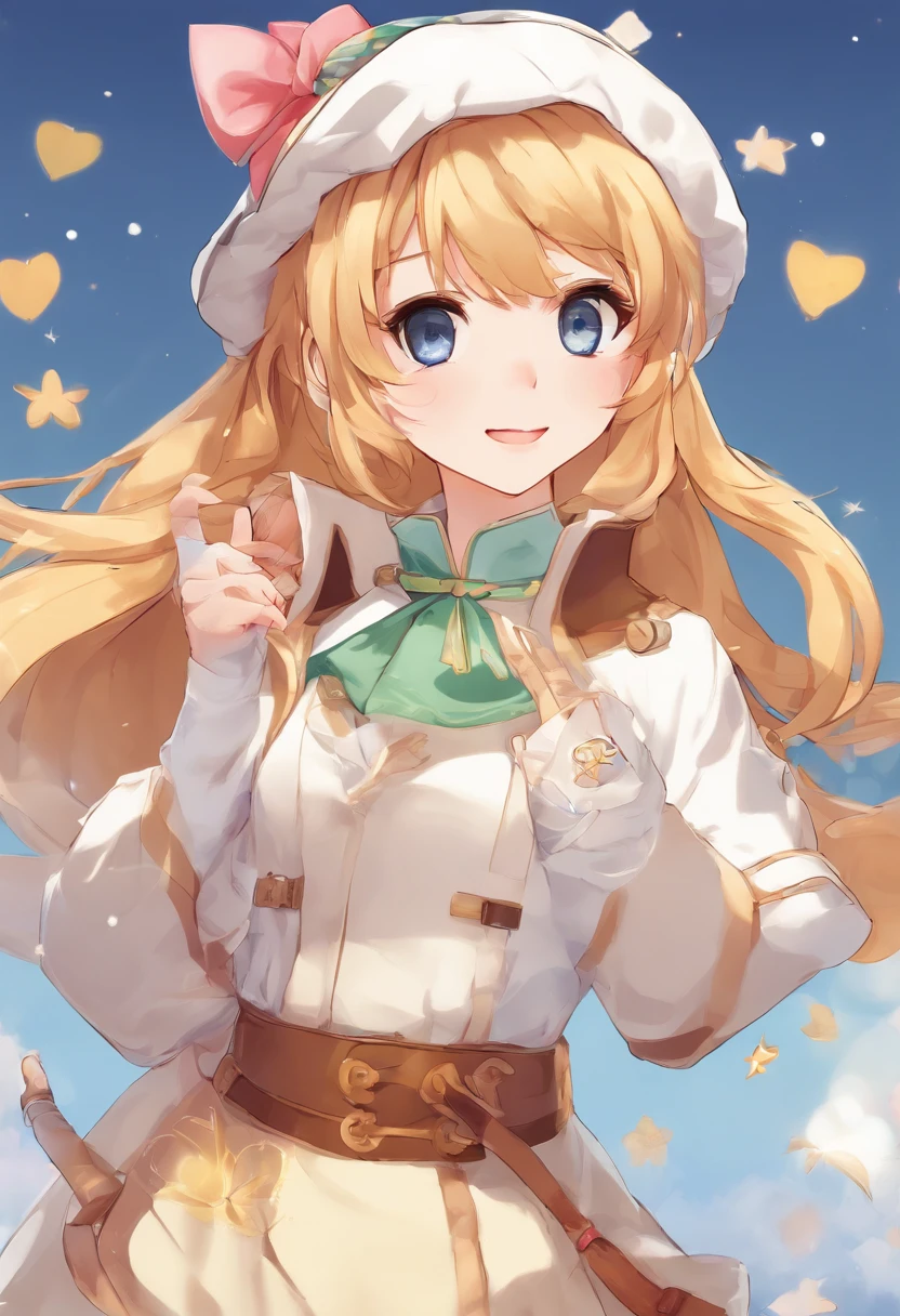 Liltotto looks like a small girl with blonde hair and light brown eyes. Dressed in typical Sternritter clothes: White Uniform, consisting of a short dress, under which something like an overcoat and knee-high boots, Gloves, white cap, which has a black visor and Vandenreich insignia.