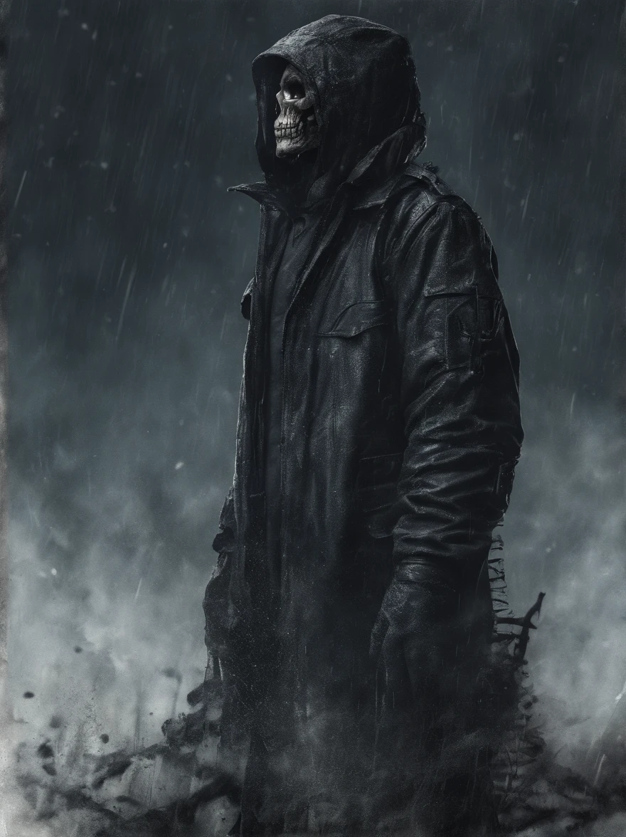 ((Best quality, 8K, Masterpiece: 1.4)),((Amazing detail: 1.3)),((illustration, Hairstyle Casual: 1.2)),((high resolution: 1.1)), A cute cat standing, headset on head, Tactical coat, Fashionab, Soft light, Colorful, Depth of field, Cinematic lighting, From below, Anatomically correct, Amazing art of painting, No Man,