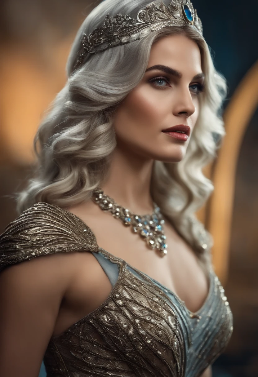 Diana lol, lol, cabelos prateado, cor do cabelo prata, vestido uma armadura, armadura, lol Diana, planeta de fundo, planeta explodindo, planeta de fundon,