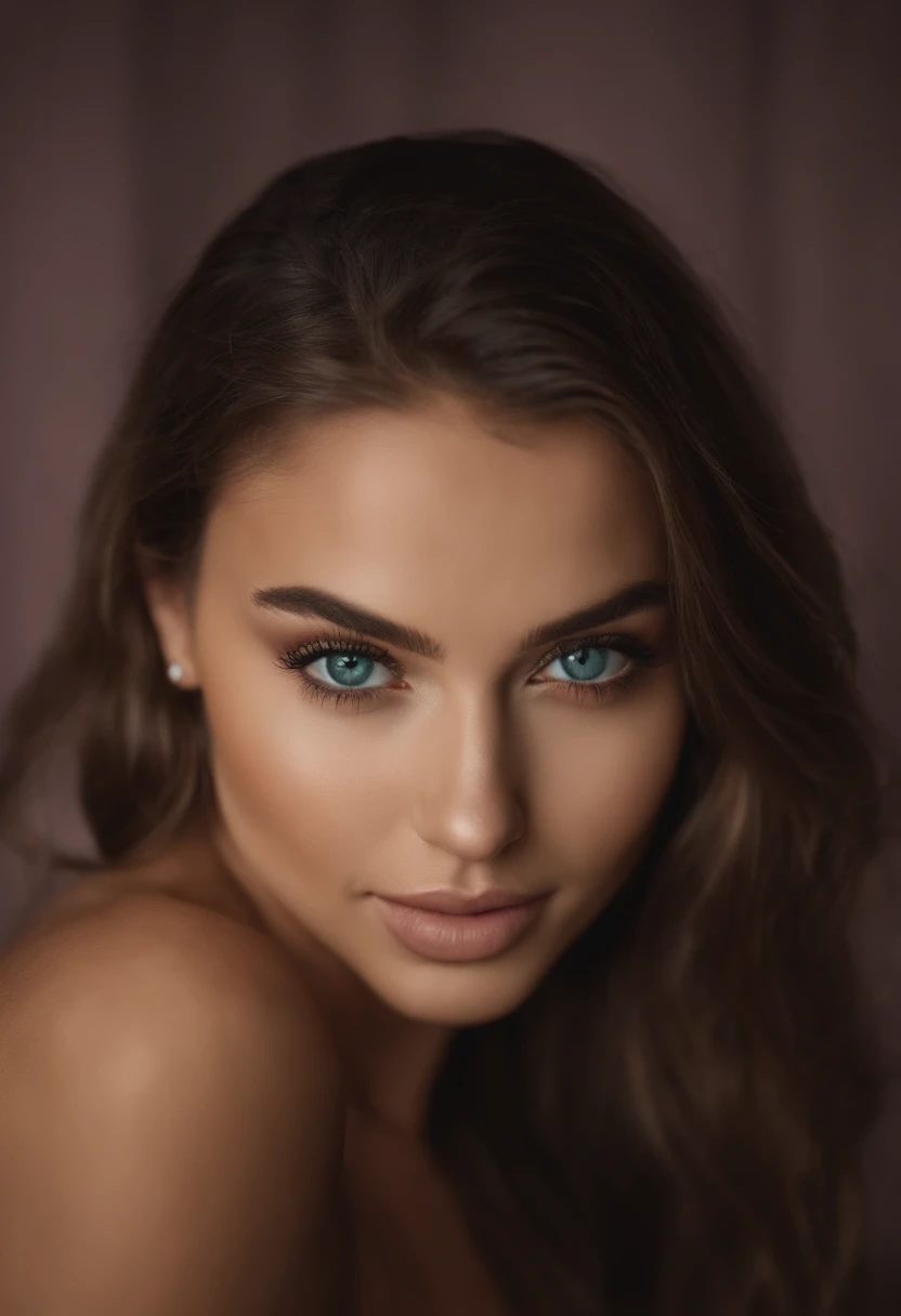 Femme arafed avec de gros seins, fille sexy aux yeux bleu, Portrait Sophie Mudd, cheveux bruns et grands yeux, selfie of a young woman, Yeux de chambre, Violet Myers, sans maquillage, maquillage naturel, looking straight at camera, Visage avec Artgram, Maquillage subtil, Superbe photo du corps entier, piercing green eyes, Bel angle, fille mignonne, Image du corps entier, corps entier, Prise de vue du corps entier, brunette goddess, High detail, sexy pose, night club, parti, amusement