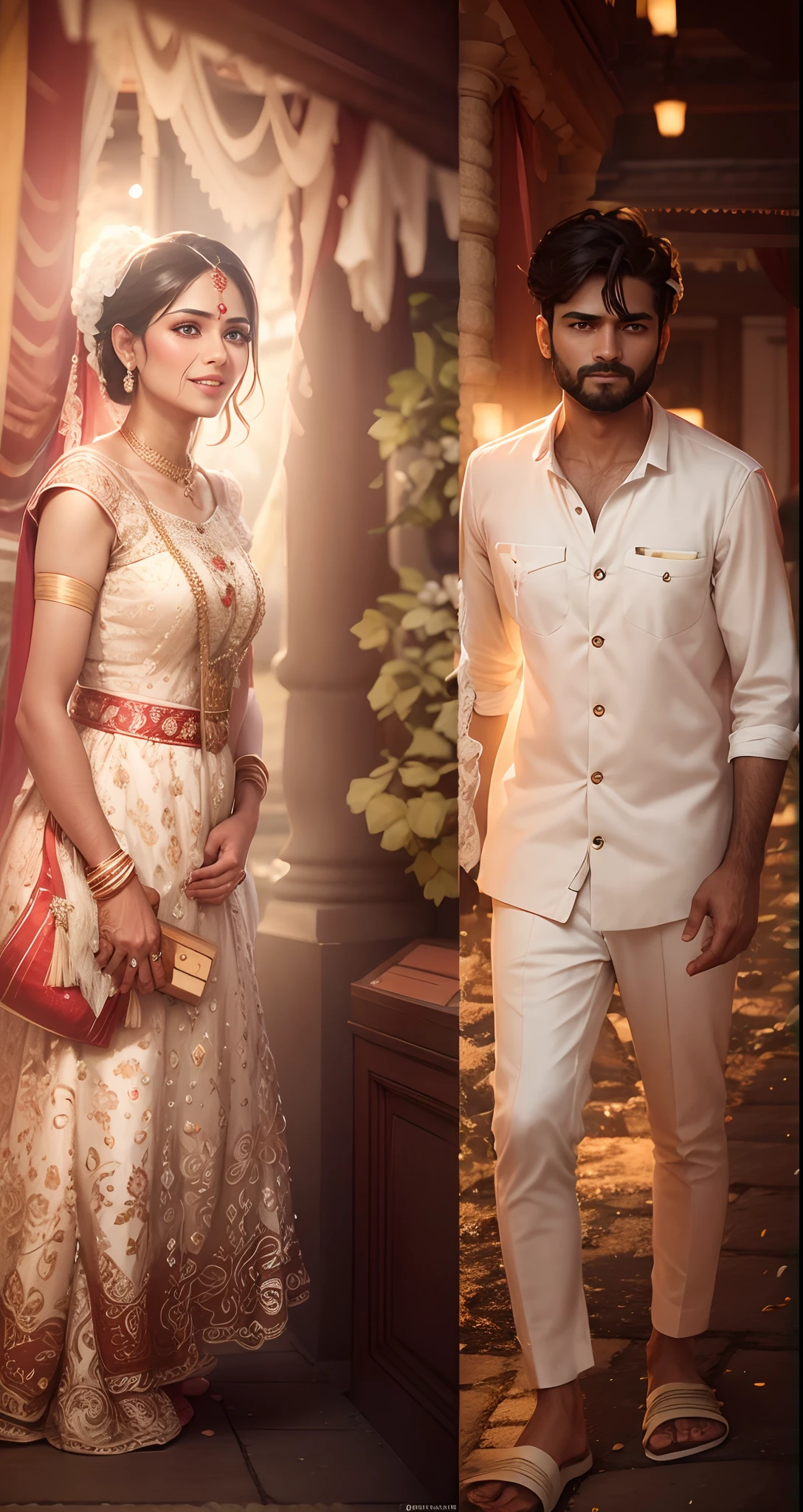 Traditional couple, wedding dress, couple,Indian wedding,4k,8k, ultra hd