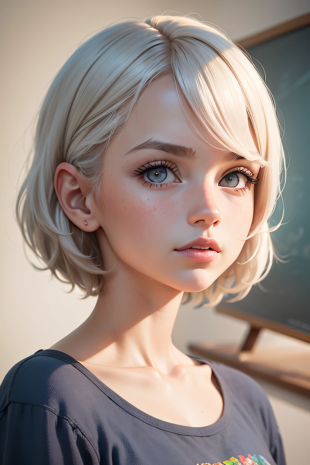 en(mejor calidad: 0,8), Perfect pixar illustration, cuerpo completo de una mujer, Caricatura de una mujer con cabello rubio platinado ,(obra maestra), Camisa floreada, ropa de playa, retrato digital, Pintura digital de dibujos animados, detailed illustration portrait, digital illustration -, matte digital illustration, Retrato de dibujos animados, Digital color illustration, Retrato estilizado, Retrato de arte digital,(mejor calidad),(Alta calidad)Fondo luminoso