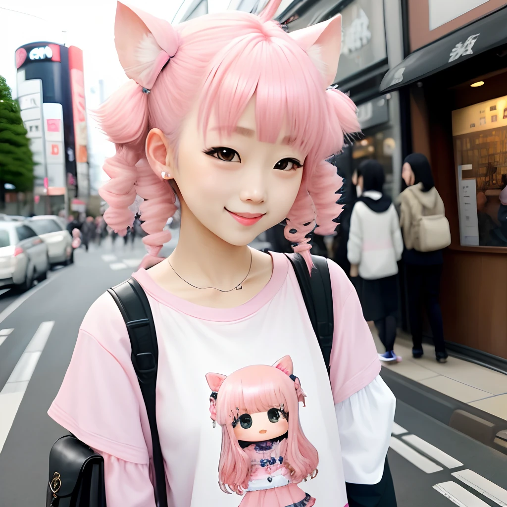 Yume Cute、Pink hair、Harajuku