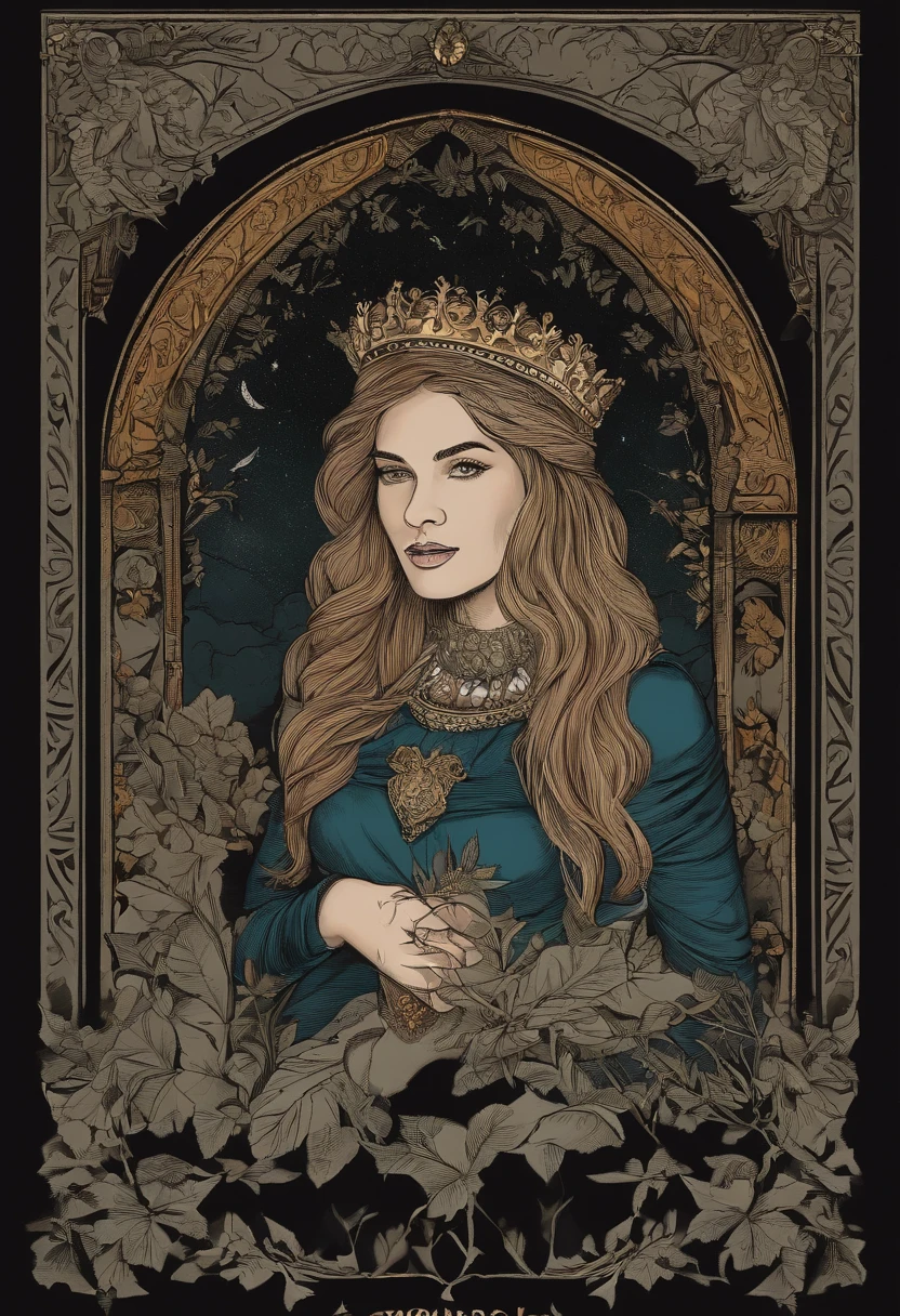 /imagine prompt: Wild children,medieval times,Illustration with sticker on black background,The outline is bold, Jagged edges, Trash core, Light and Shadow - V 5.2