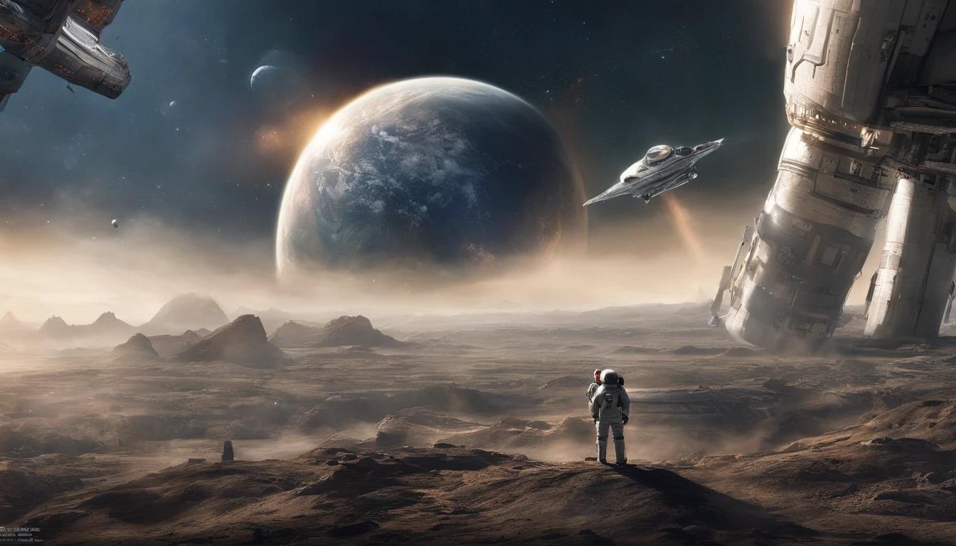 The spacecraft travels through the atmosphere,The earth became a tiny blue dot,Then disappear into the darkness of the universe。The team members inside the spacecraft looked at each other,This is the moment,They became the first astronauts in human history to leave Earth。Mards,Their future,Already waiting for them in the distant universe。