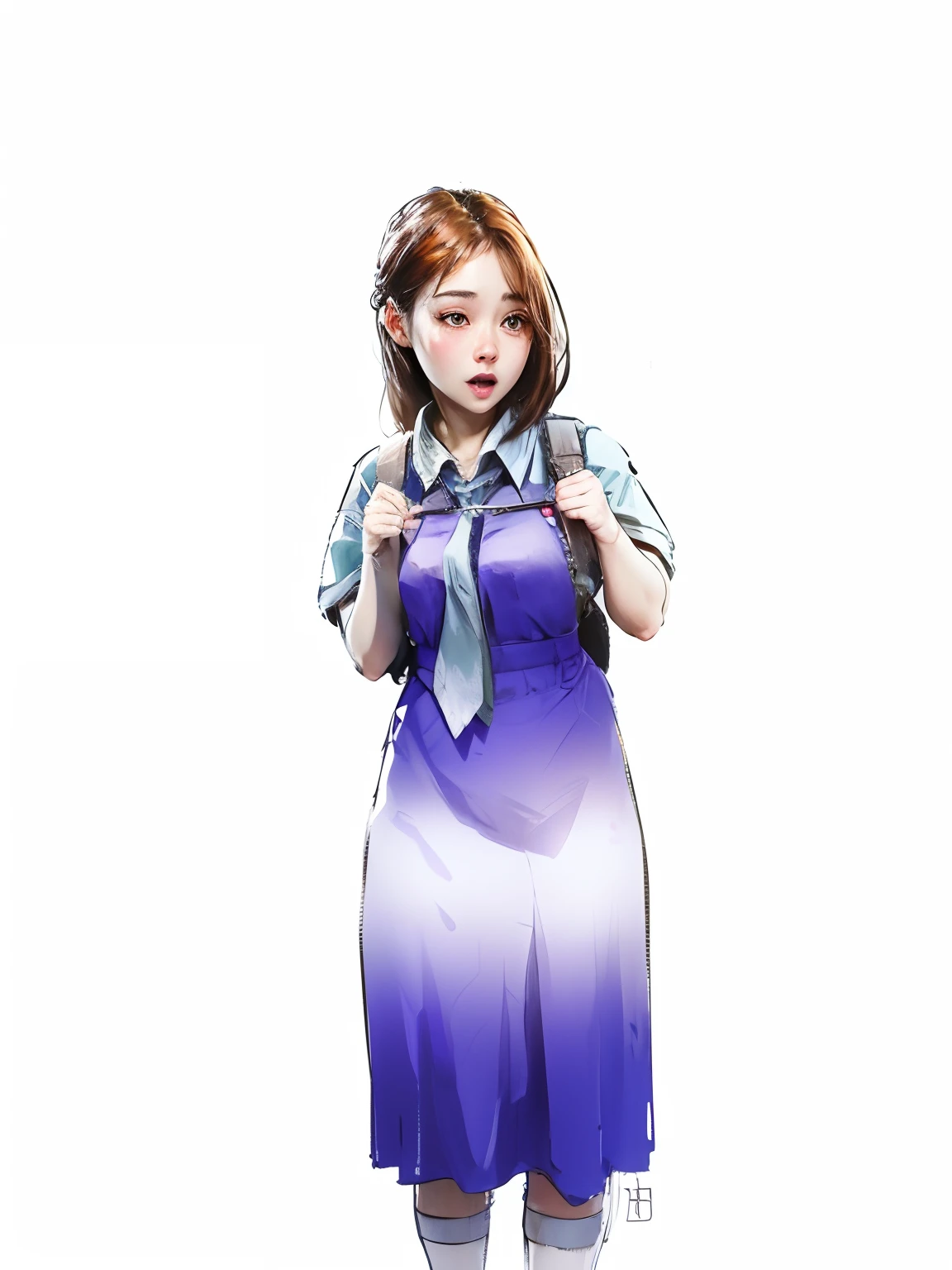 a cute girl, realistic, super detail, 8k