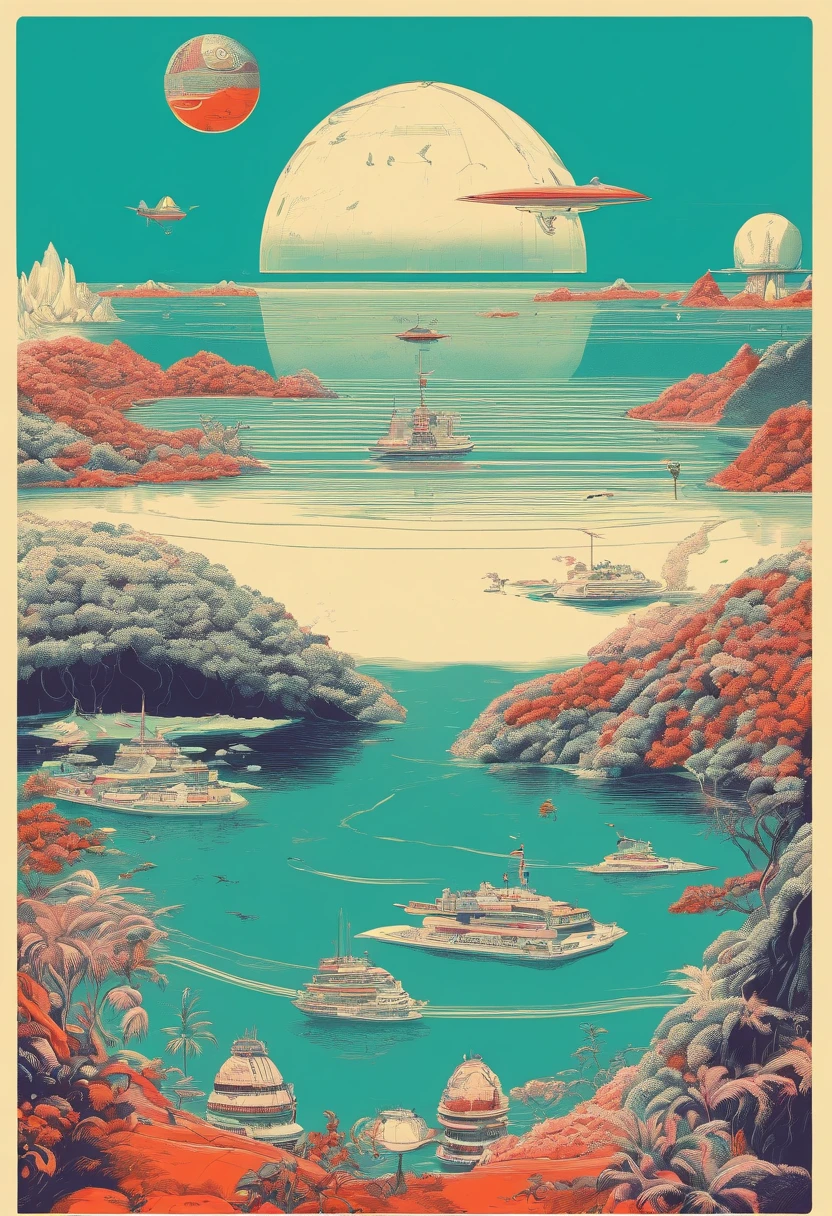 An isolated island in the sea、uninhabited island、White sandy beach、blue sea、ocean view、An island created by the eruption of an undersea volcano、