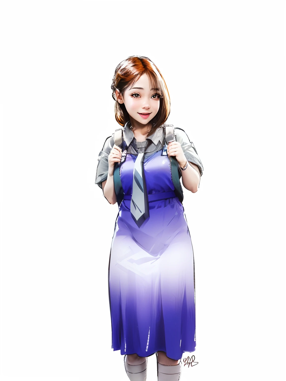 a cute girl, cute smile, realistic, super detail, 8k