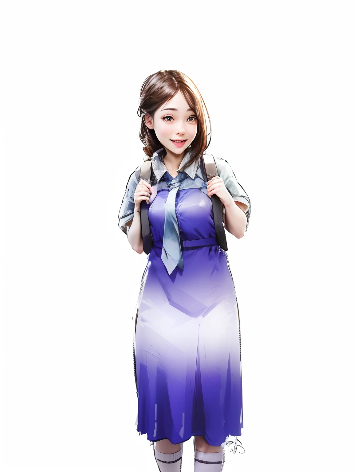 a cute girl, cute smile, realistic, super detail, 8k