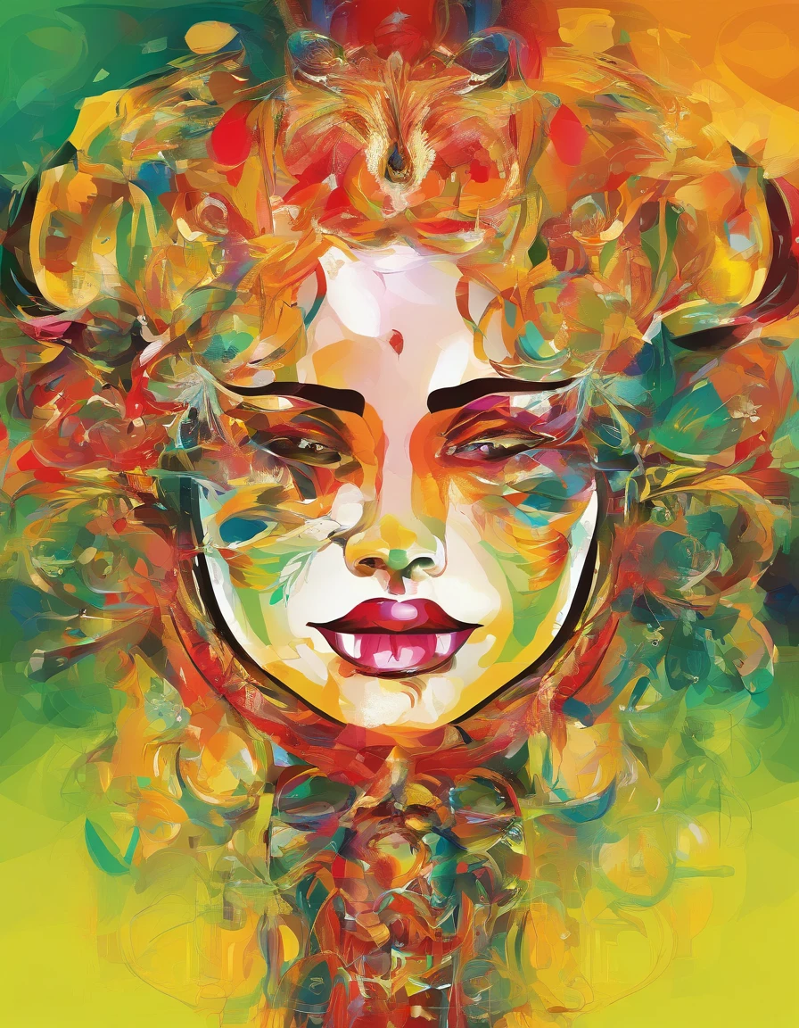 Crie uma pintura impressionistade um cavaleiro sombrio transformando-se em cinzas cosmicas, (olhando para a frente) , Sober, (fundo preto), UHD 8k, Very high quality for excellent printing. Lighting that highlights the figure in relation to the background, cores verde, amarelo e vermelho, artistic, intrincado