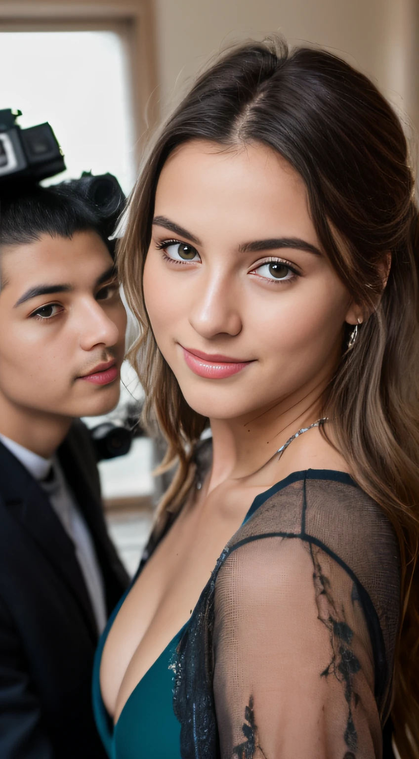 Sequenced RAW photo, a photo of a 16-year-old, ((selfie du haut du corps, Content)), doigt mordant, face detailed, Slightly blurred detailed backgrounds, natural lights, Hdr, photo realist, Photo professionnelle, flirter avec le spectateur, visuel sexy, Fotorrealista, Linda, peau naturelle, 8K UHD, highly quality, grain filmique, Fujifilm XT3