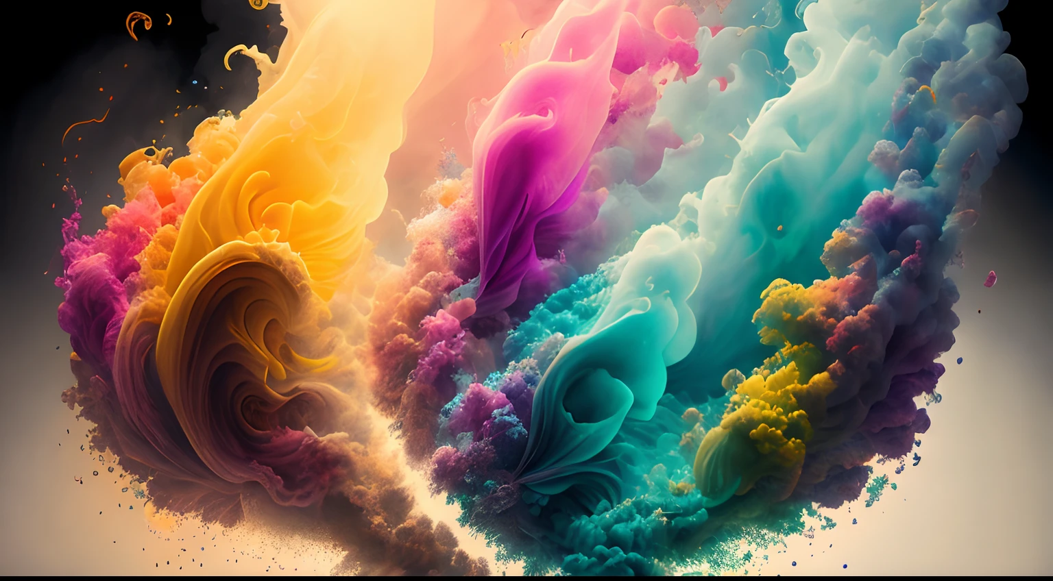 Obra de Arte abstracto en movimiento. Un primer plano de vidrio fundido incandescente colorido quese vierte sobre burbujas tornasoladas, ,remolinos de gotas tornasoladas llenas de vidrio fundido colorido giran y escapan, vidrio fundido de color fluido, vidrio fundido colorido, multicolor, coloreado, de colores brillantes, acid-colored smoke, Humo de color arco iris, Background of psychedelic smoke, Humo colorido en el fondo, vidrio espeso y colorido, vidrio giratorio colores radiantes, nubes de humo de colores, arremolinado, Arte del vidrio fundido fluido,Arte de Alberto Severo