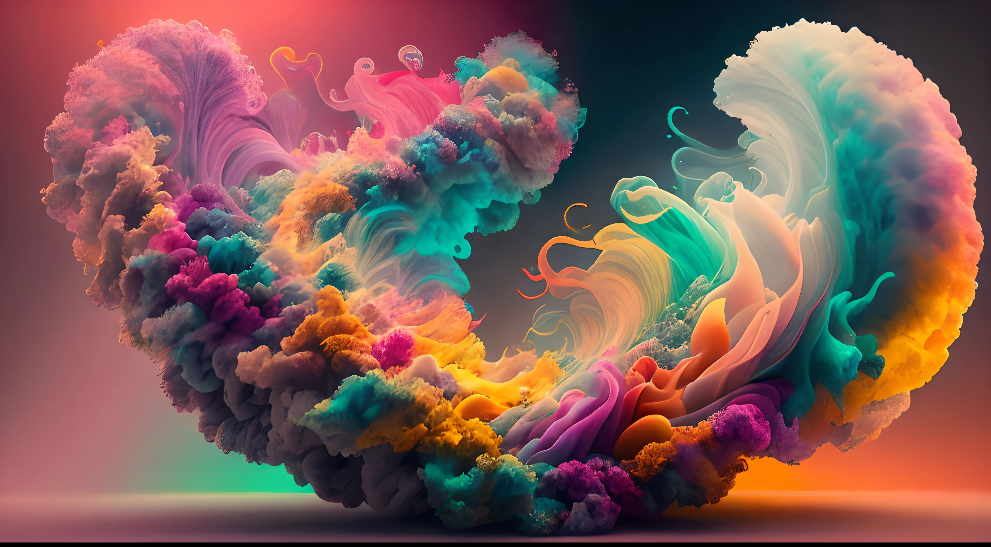 Obra de Arte abstracto en movimiento. Un primer plano de vidrio fundido incandescente colorido quese vierte sobre burbujas tornasoladas, ,remolinos de gotas tornasoladas llenas de vidrio fundido colorido giran y escapan, vidrio fundido de color fluido, vidrio fundido colorido, multicolor, coloreado, de colores brillantes, acid-colored smoke, Humo de color arco iris, Background of psychedelic smoke, Humo colorido en el fondo, vidrio espeso y colorido, vidrio giratorio colores radiantes, nubes de humo de colores, arremolinado, Arte del vidrio fundido fluido,Arte de Alberto Severo